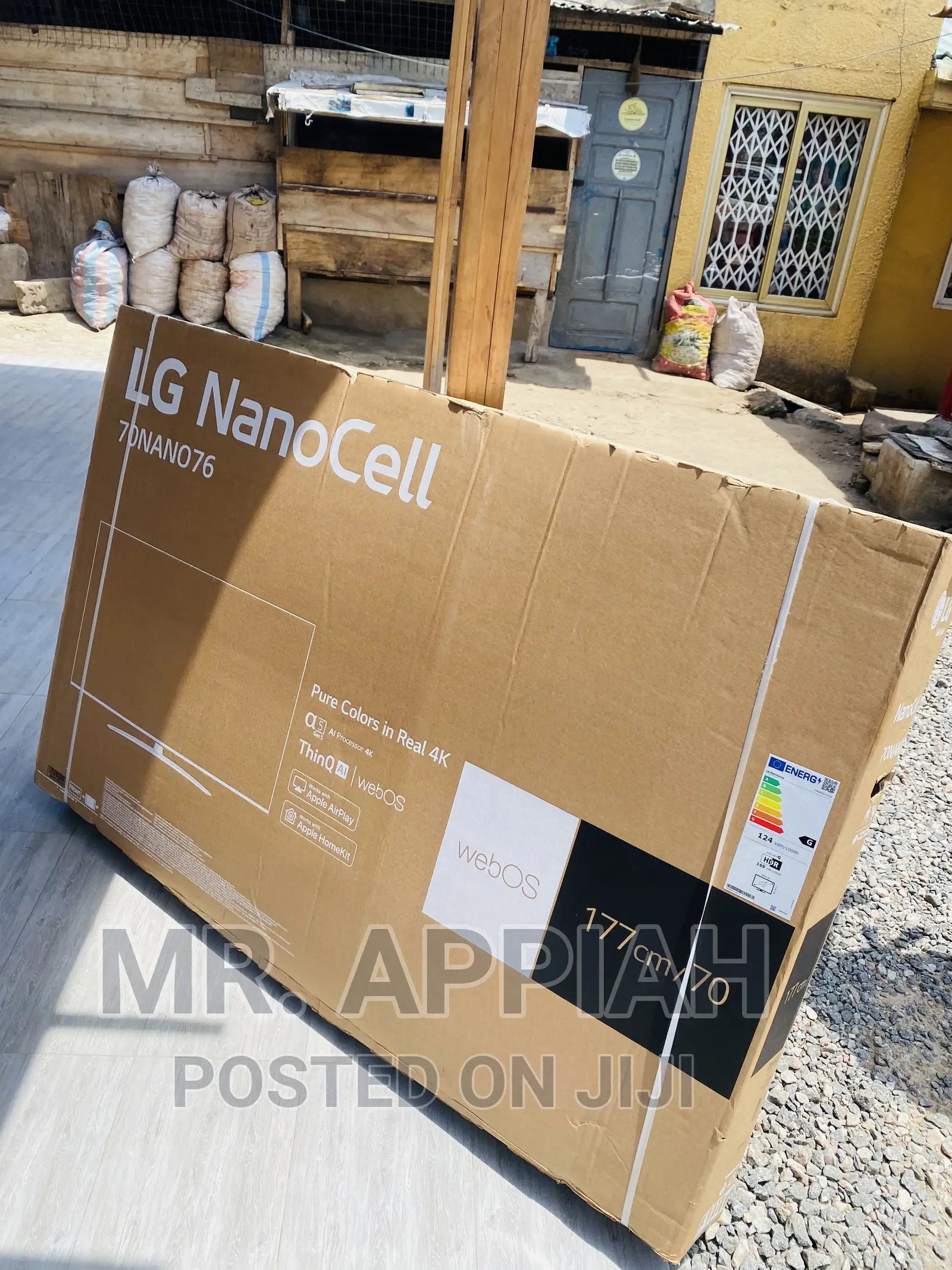 Sealed in Box  LG 70 Inch Uhd Smart Tv(70NANO763)Black.
