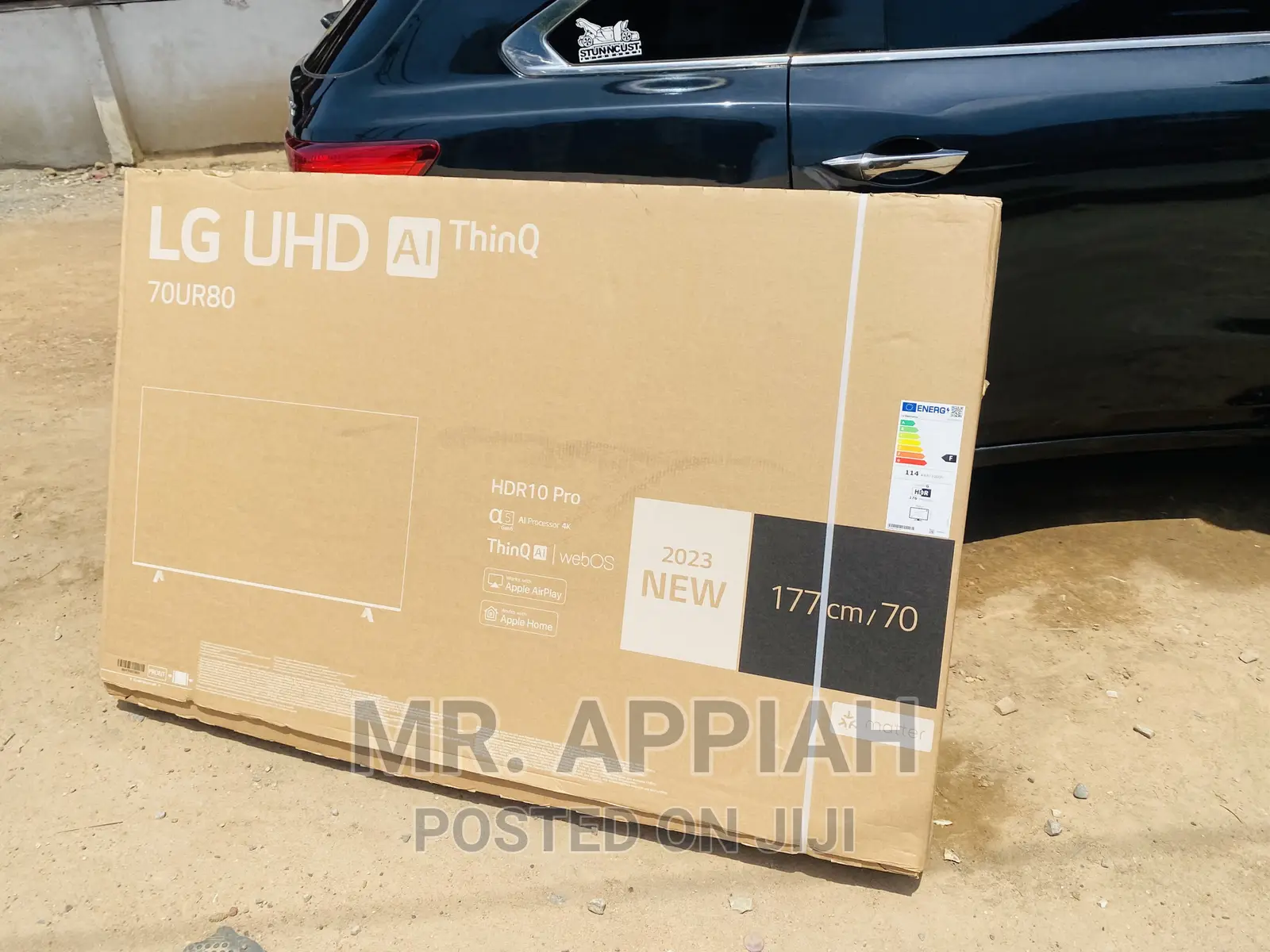Quality LG 70 Inch Uhd Smart Tv(70UR80003)0black