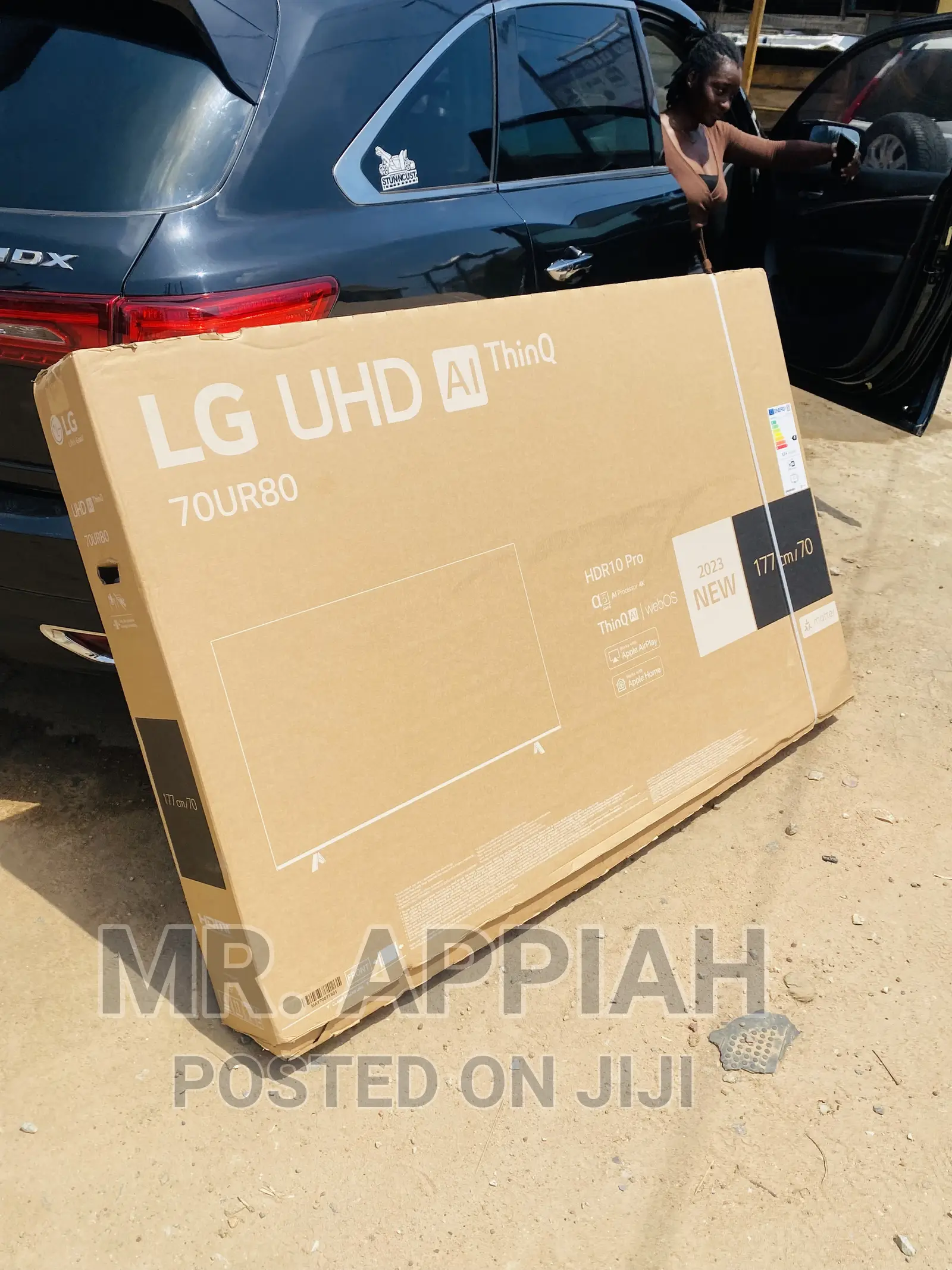 Quality LG 70 Inch Uhd Smart Tv(70UR80003)0black