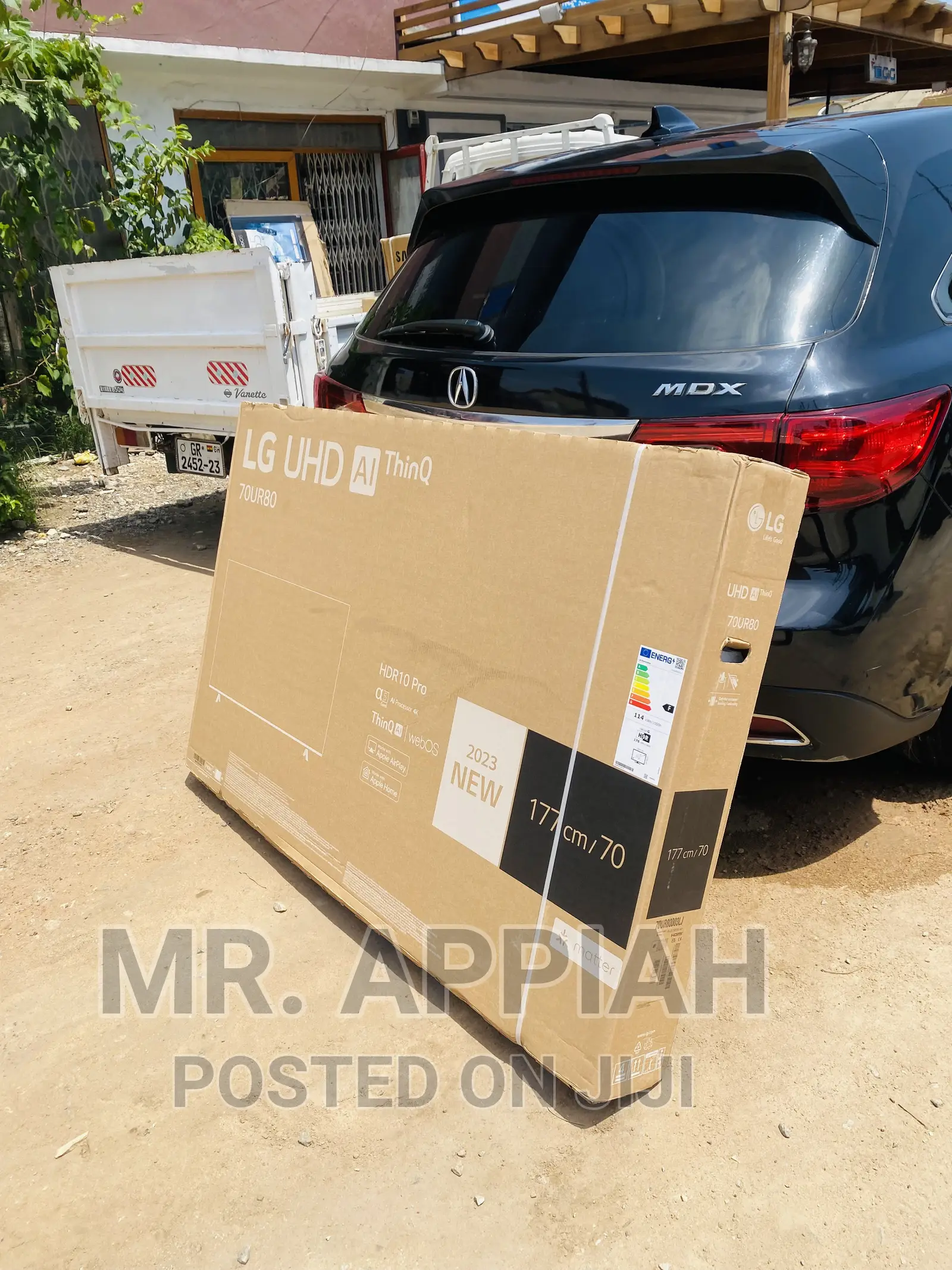 Authentic LG 70 Inch Uhd Smart LED Tv(70UR80003)Black