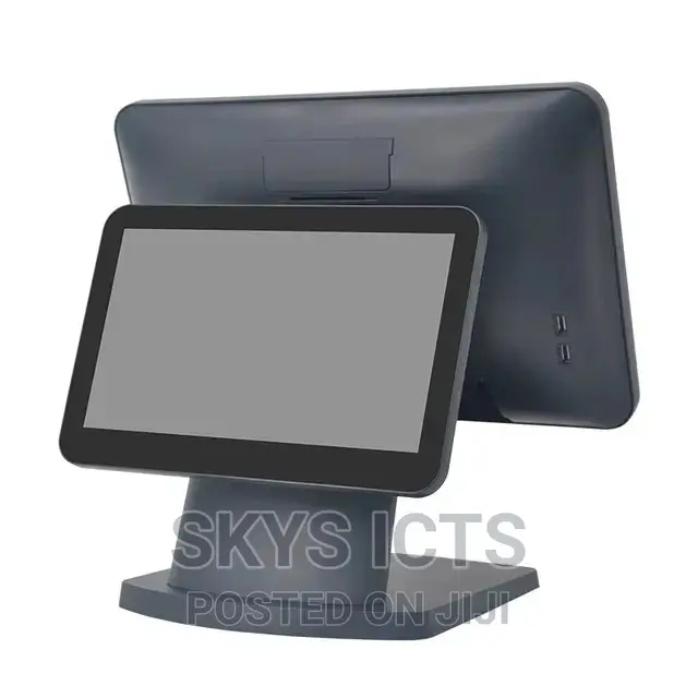Slim Dual Screen Pos Computer With Smaller Customer Display