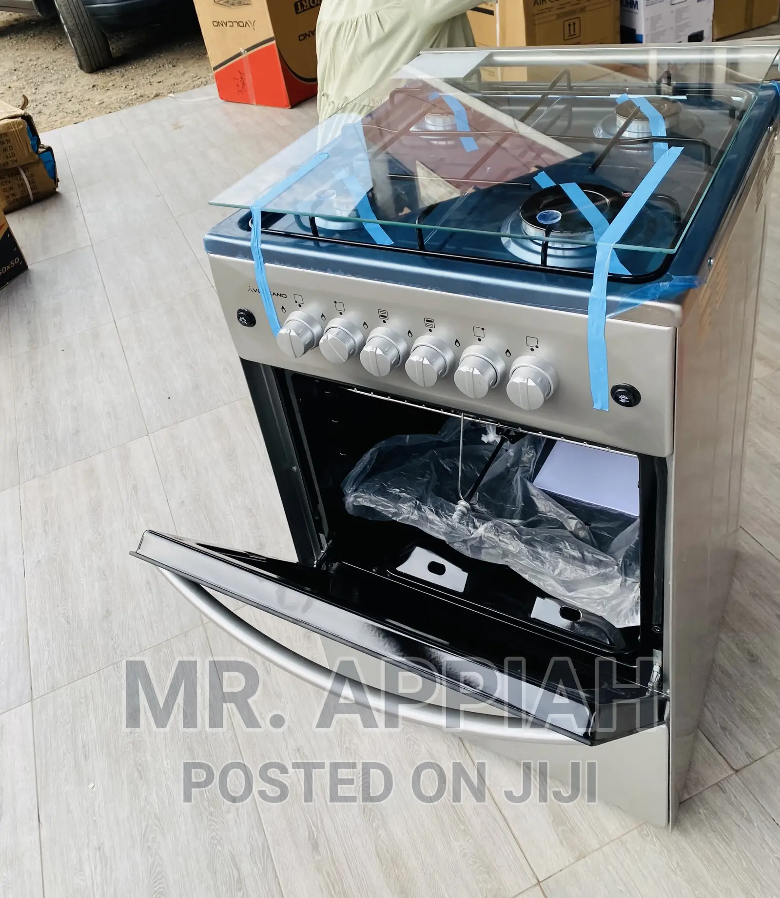 Effective Reliable VolcanoAuto Ignition 50x50 4gas Burner