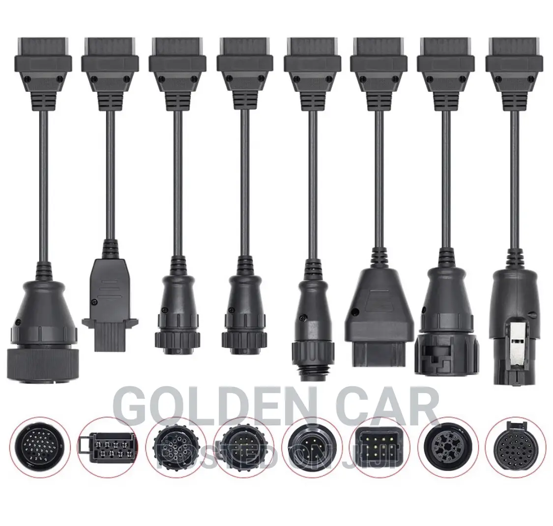 Autocom-Delphi Obd Adapter Cables for Trucks 8in1 Sets