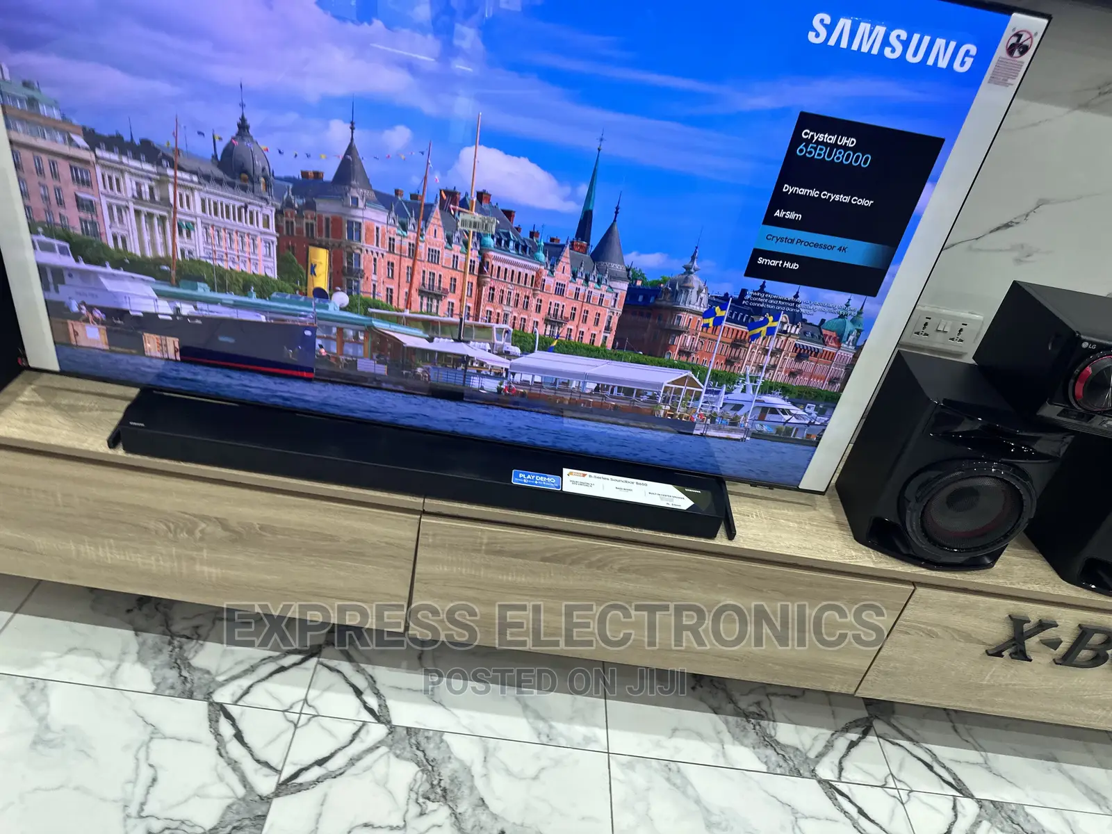 65”Bu8000 Samsung Smart Glossy LED UHD Display