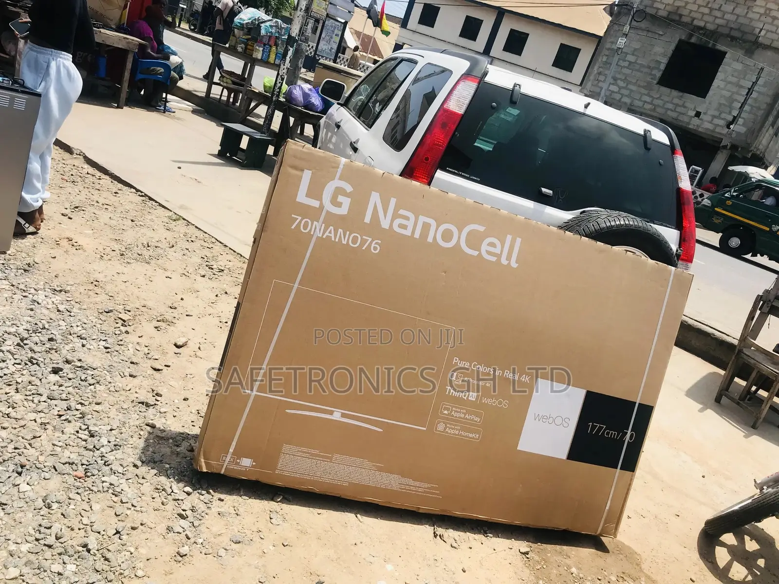 Glossy LED Lg Smart Nano76 70 Inches Nanocell Tv 