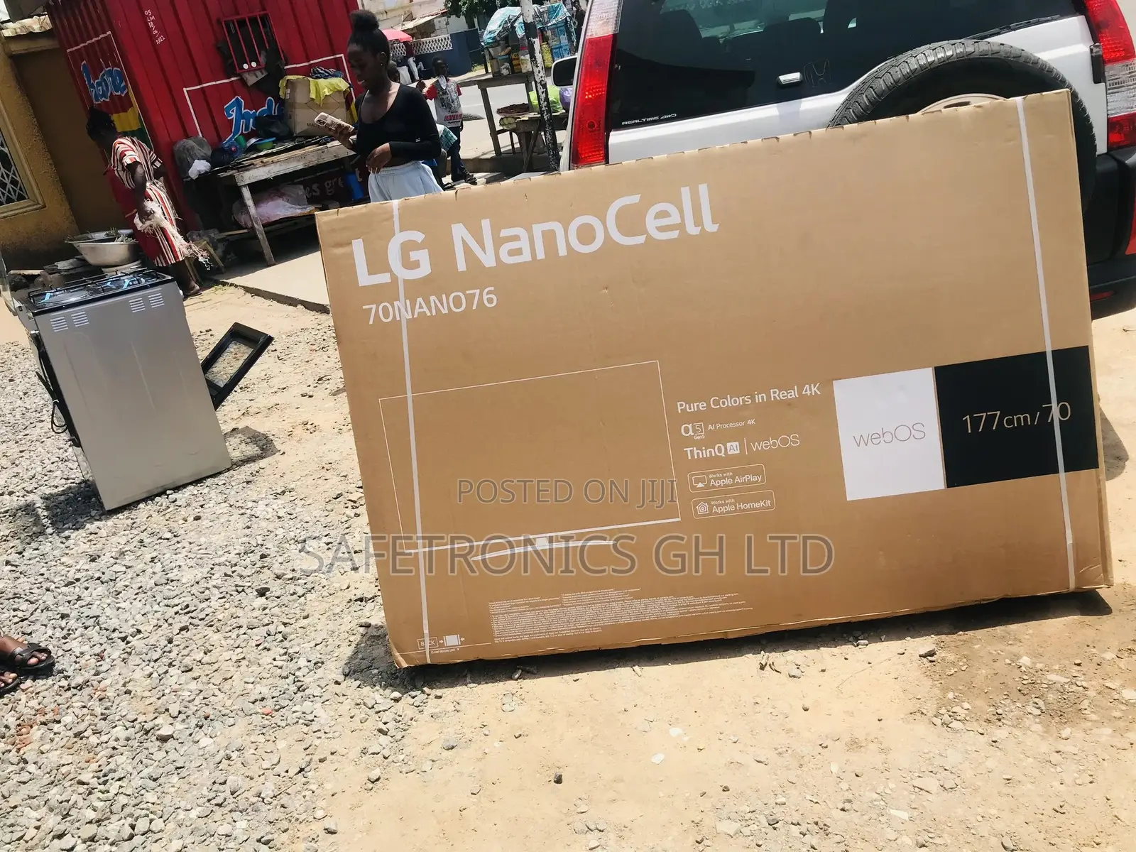 Glossy LED Lg Smart Nano76 70 Inches Nanocell Tv 