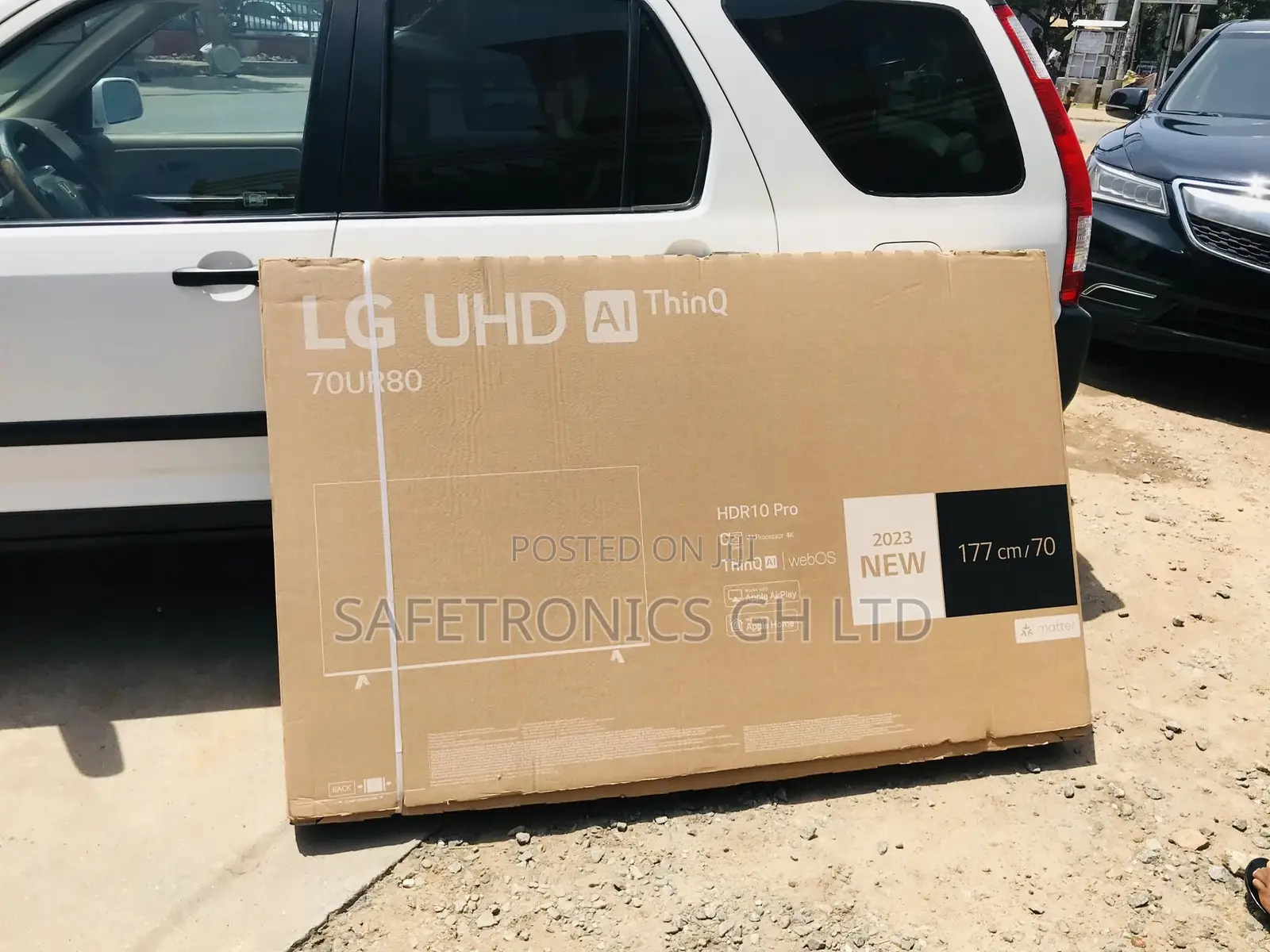 Smart LED UHD 70 Inches Glossy Lg UR80 Crystal Tv 
