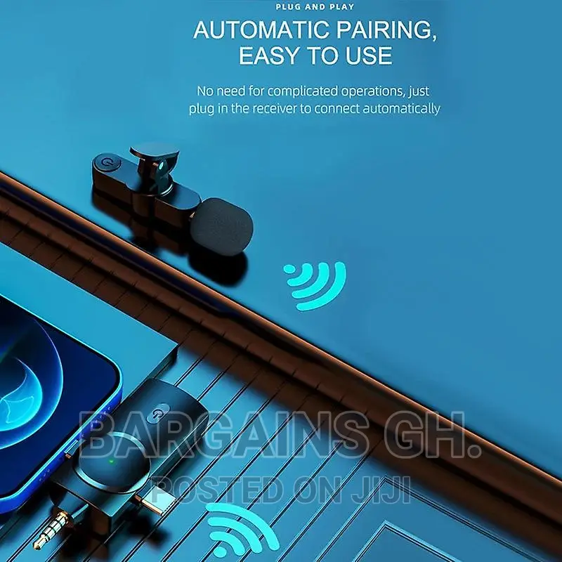 Lavalier 3 in 1 Wireless Microphone for Phone, Camera and PC