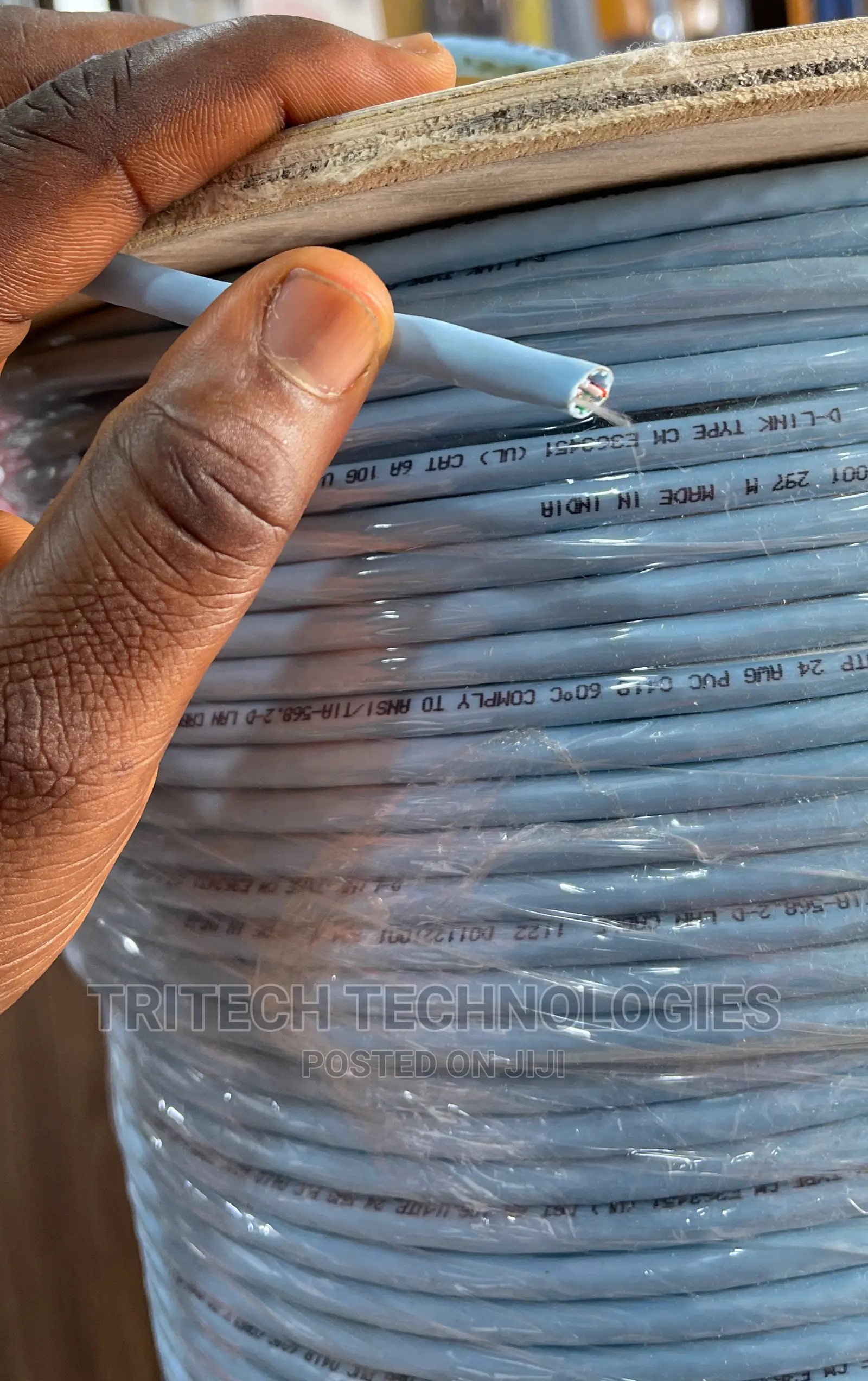 D-Link Cat6a Cable 305m Utp Pure 10g Copper (Ncb-C6ublur)