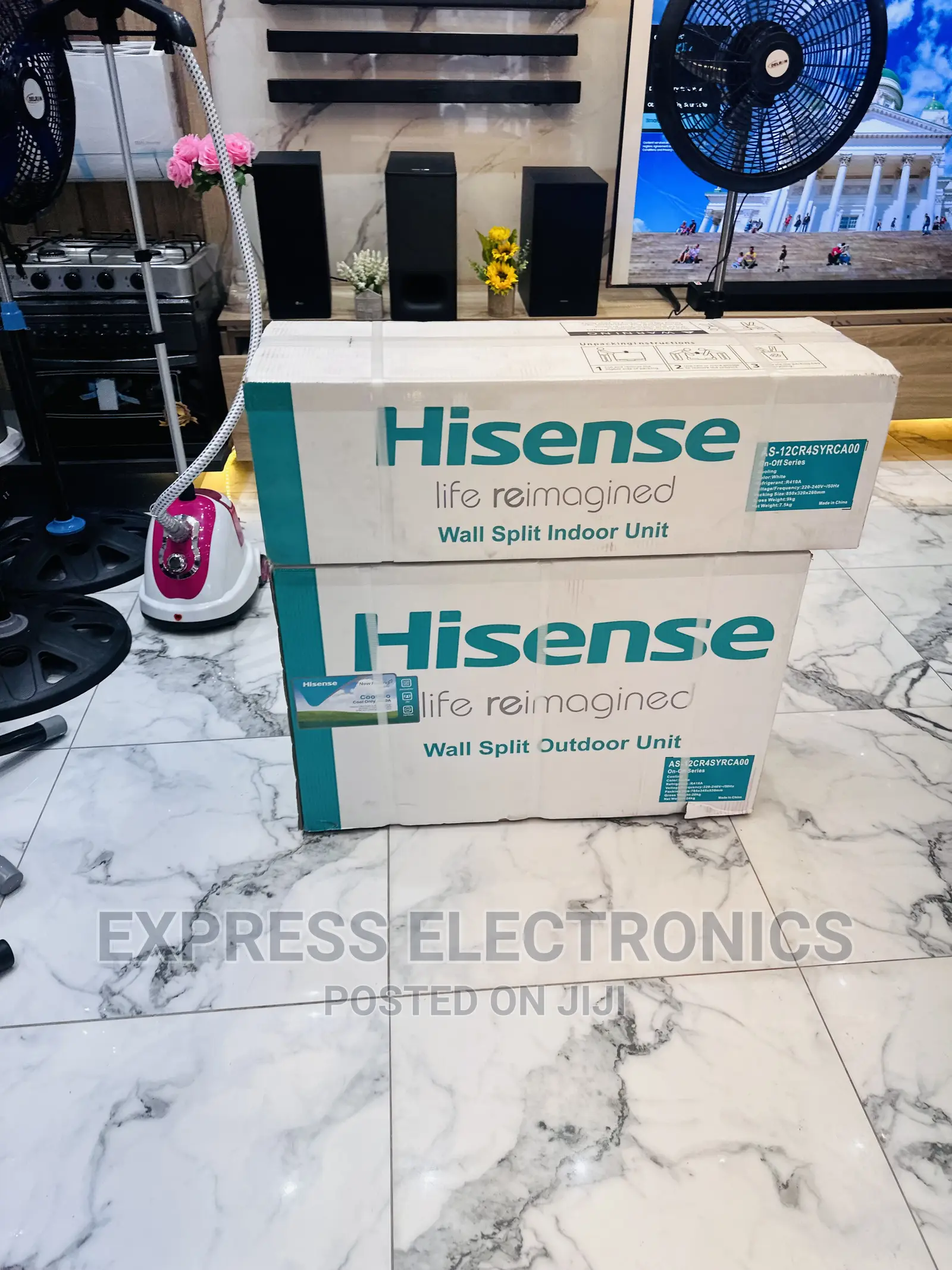 Cooling Comfort Split R410 Gas Hisense 2.0hp Ac White