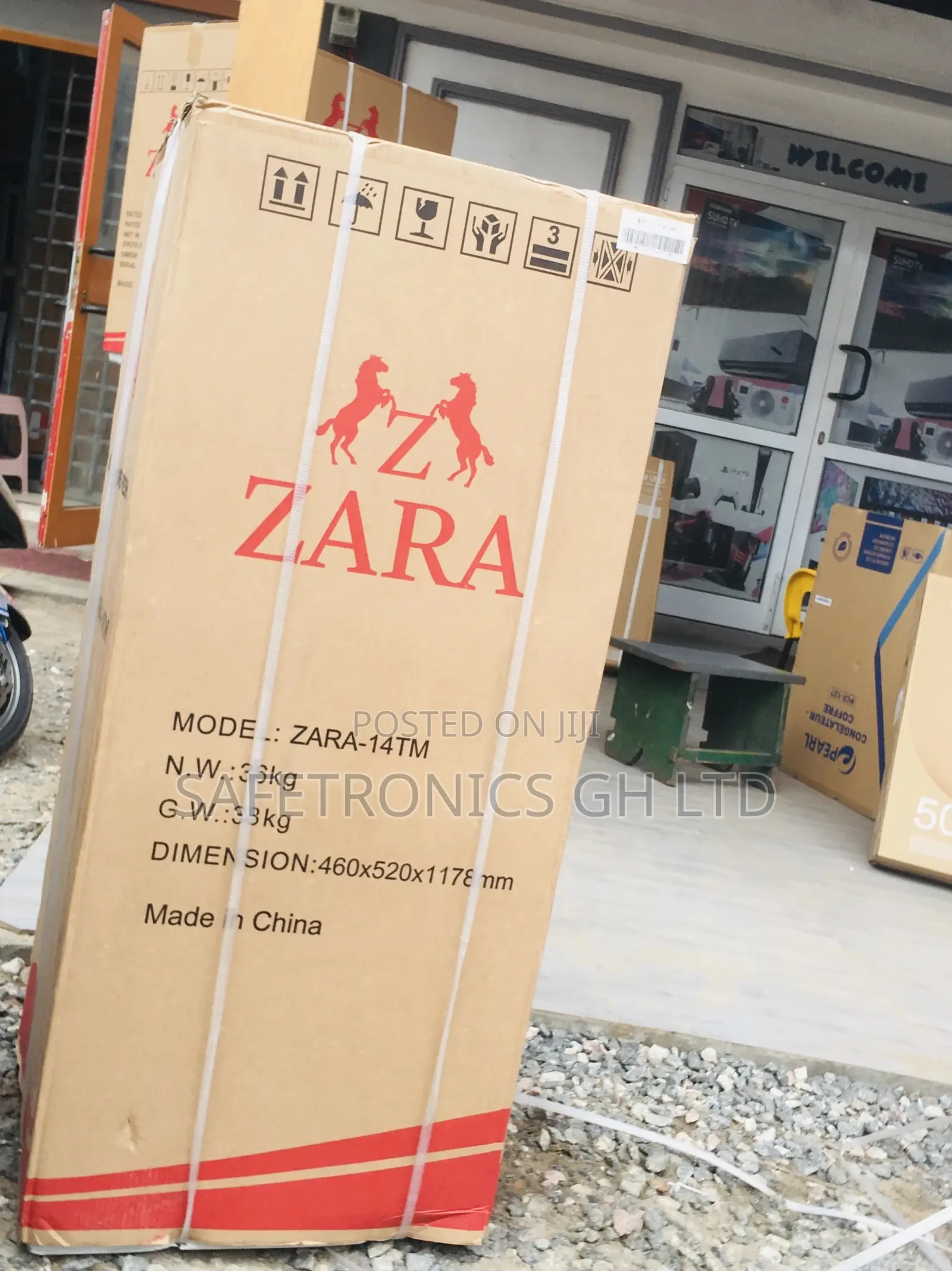 Eco Friendly Zara-14tm Fridge Doubledoor Topfreezer 