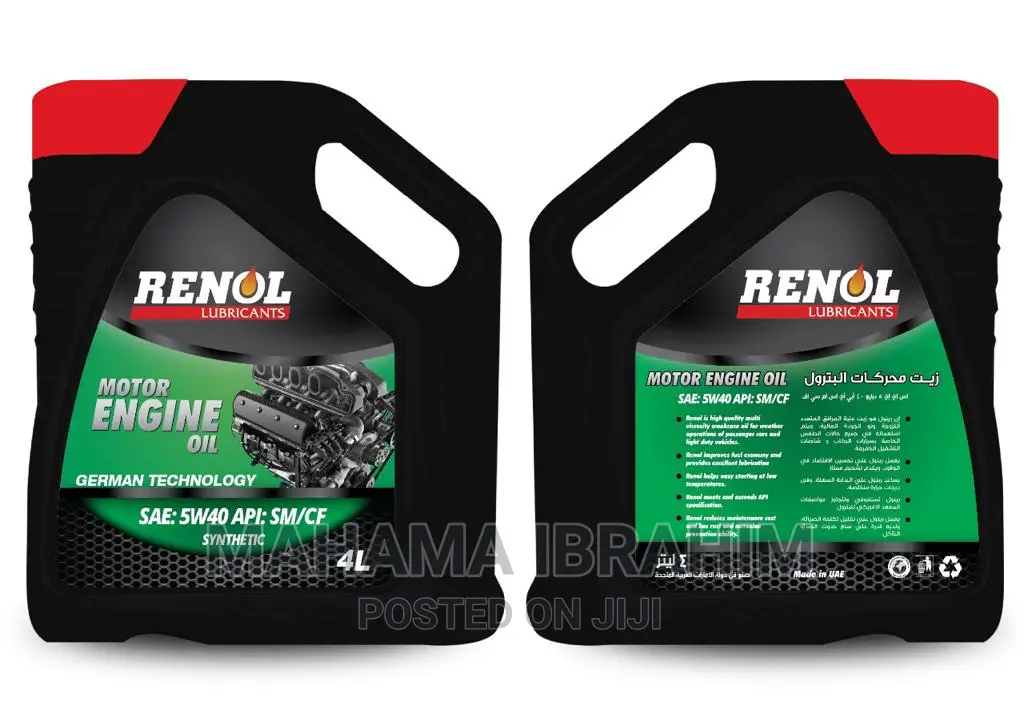 Renol Lubricant Motor Engine Oil 5W40