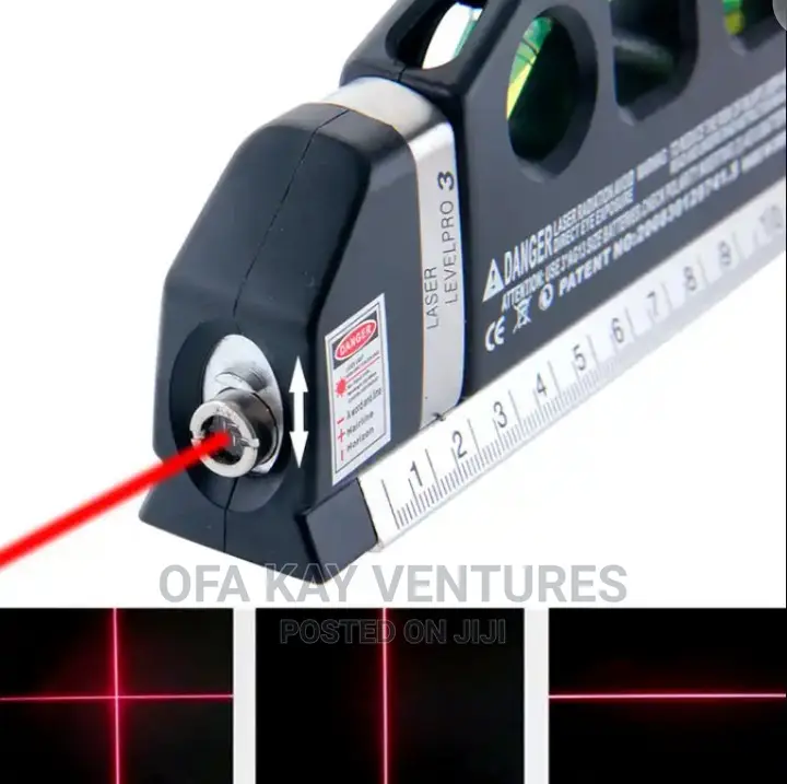 8ft+ Multi Purpose Laser Level, Adjusted Standard Metric Rul