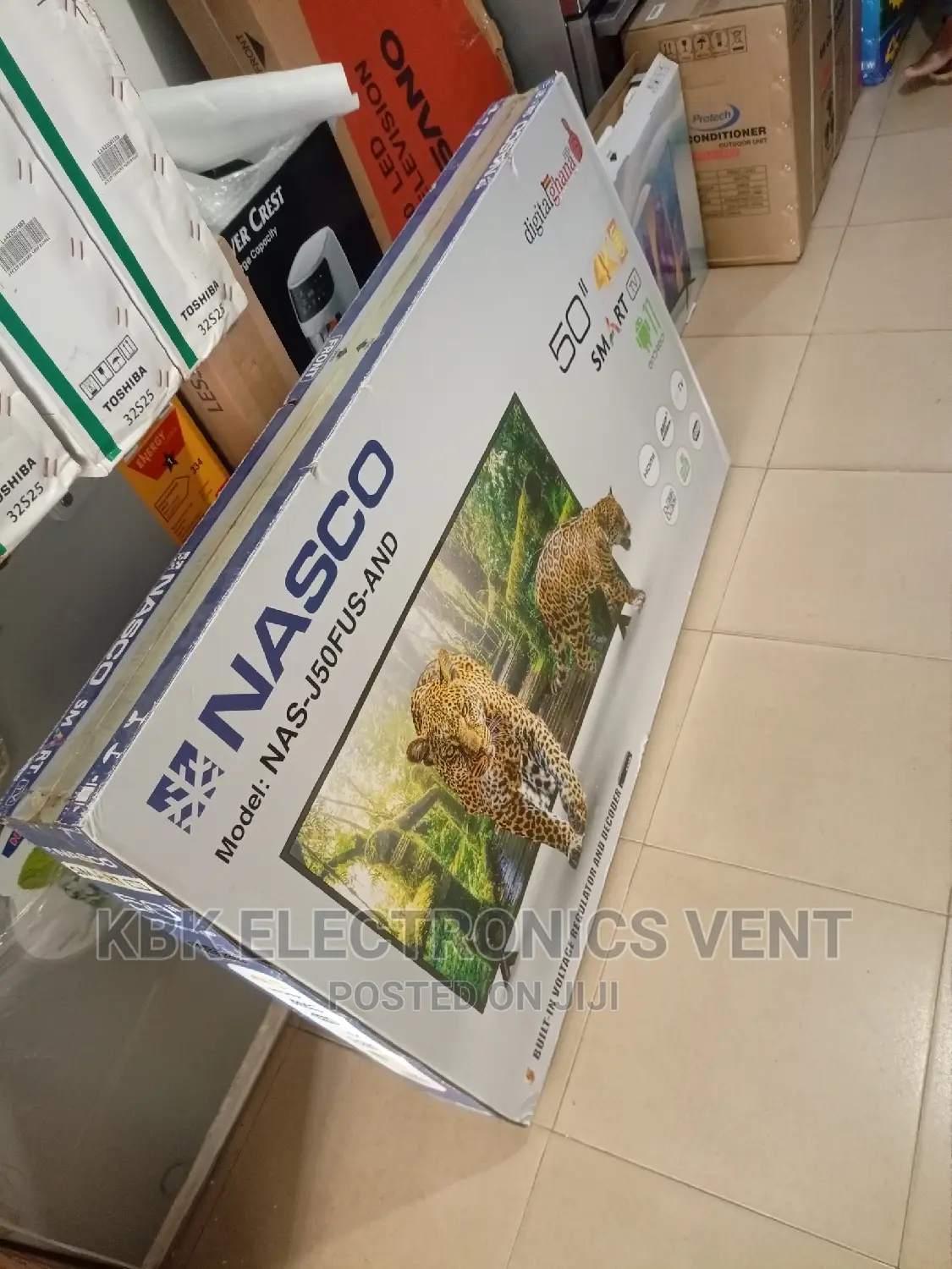 Nasco 50" Smart Android Uhd Led Tv