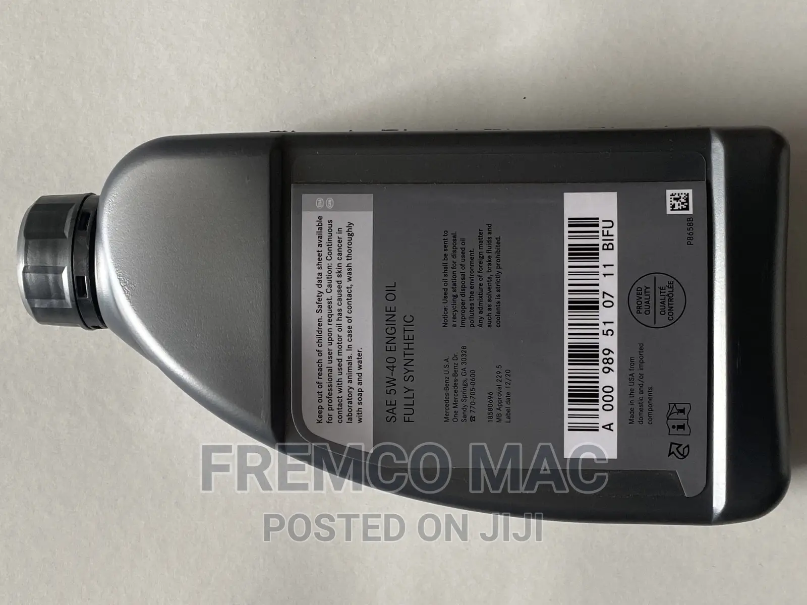 Genuine Mercedes-Benz Engine Oil (5w-40) 1L