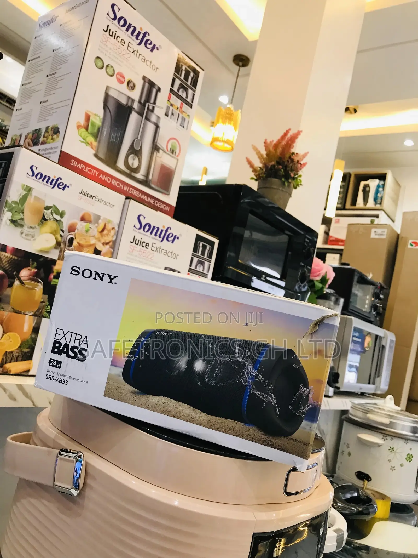Sony SRS-Xb33 Bluetooth Wireless Soundbar Electric