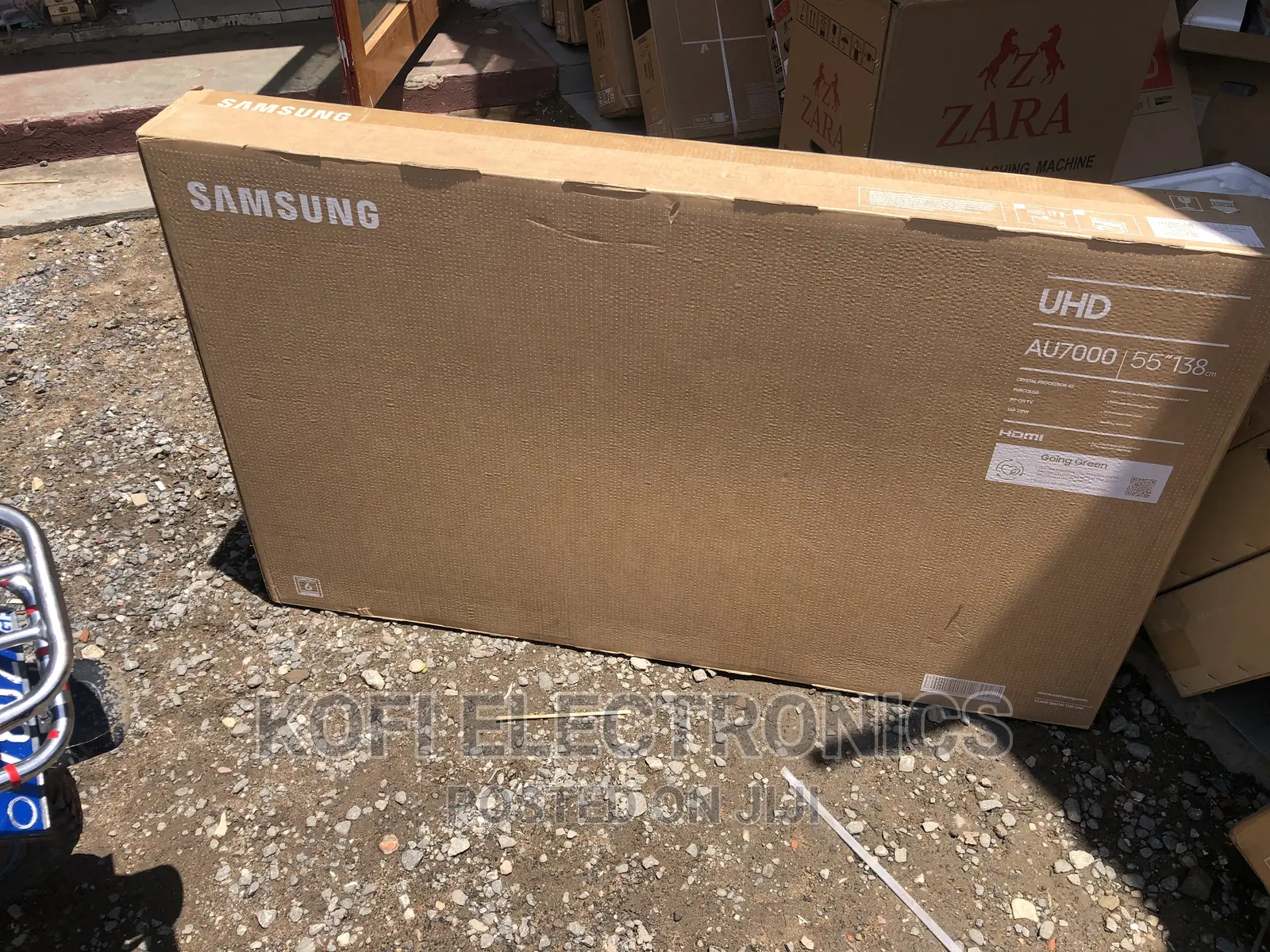 Cool Crystal Samsung Smart 55inches UHD 55AU7100 (2021)