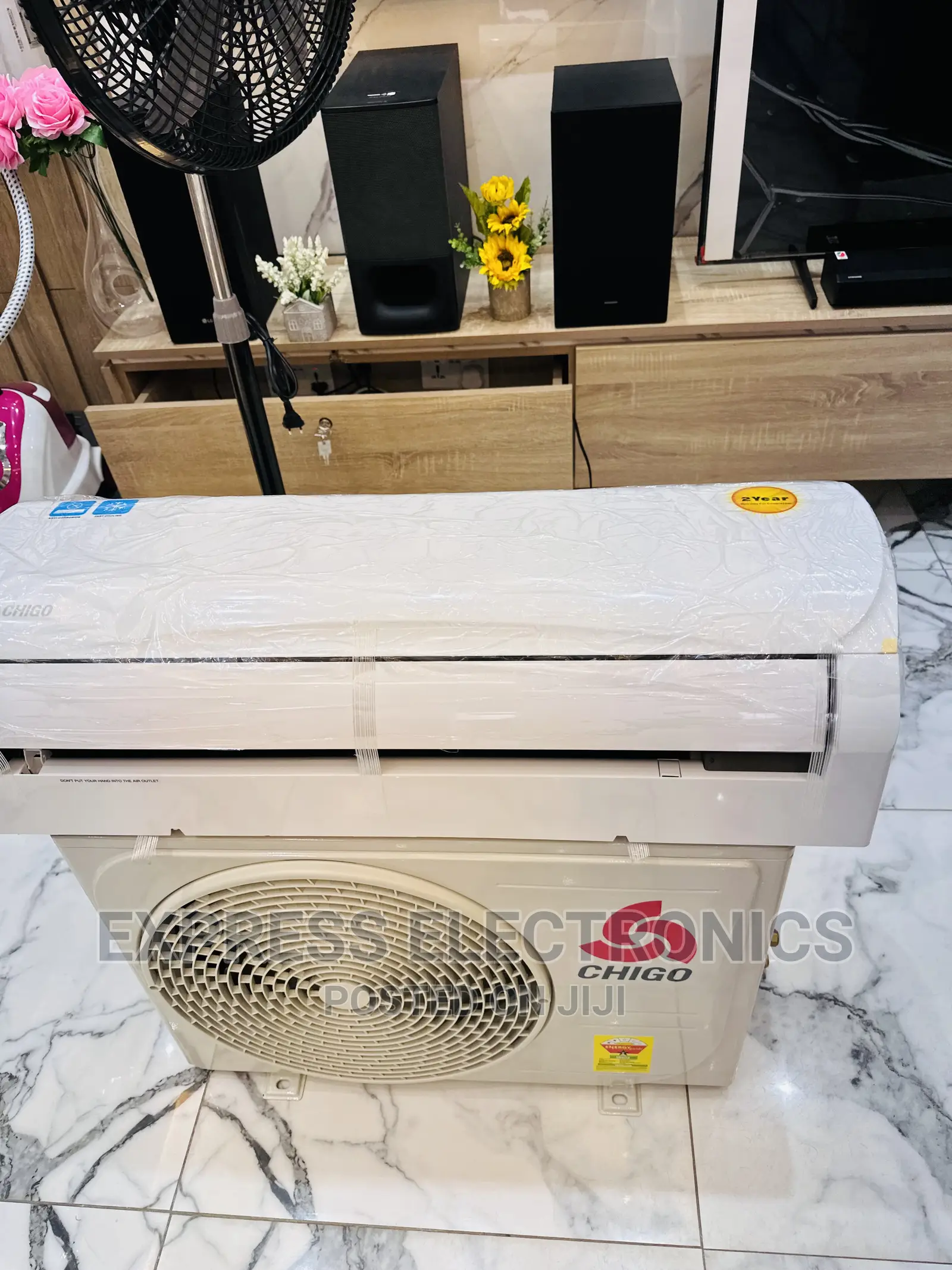 3hp Big Motor Chigo Split R410 Gas White Look Very Stylish