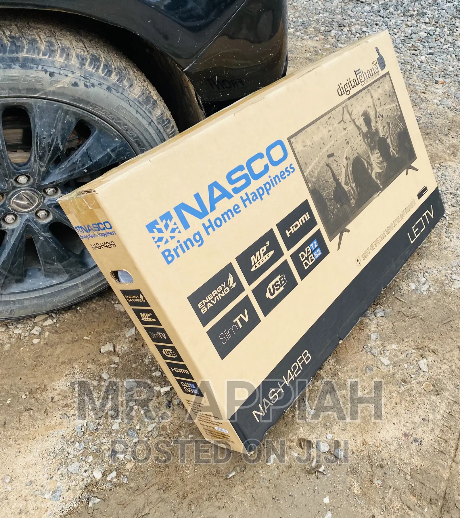 Elevate Your Entertainment With Nasco 42” Uhd LED Tv(Black)