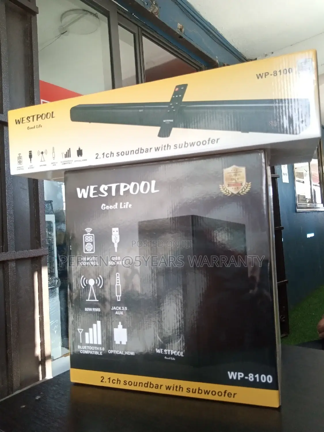 Sound System Buy Sound Bar Westpool 330watx Brand New in Box