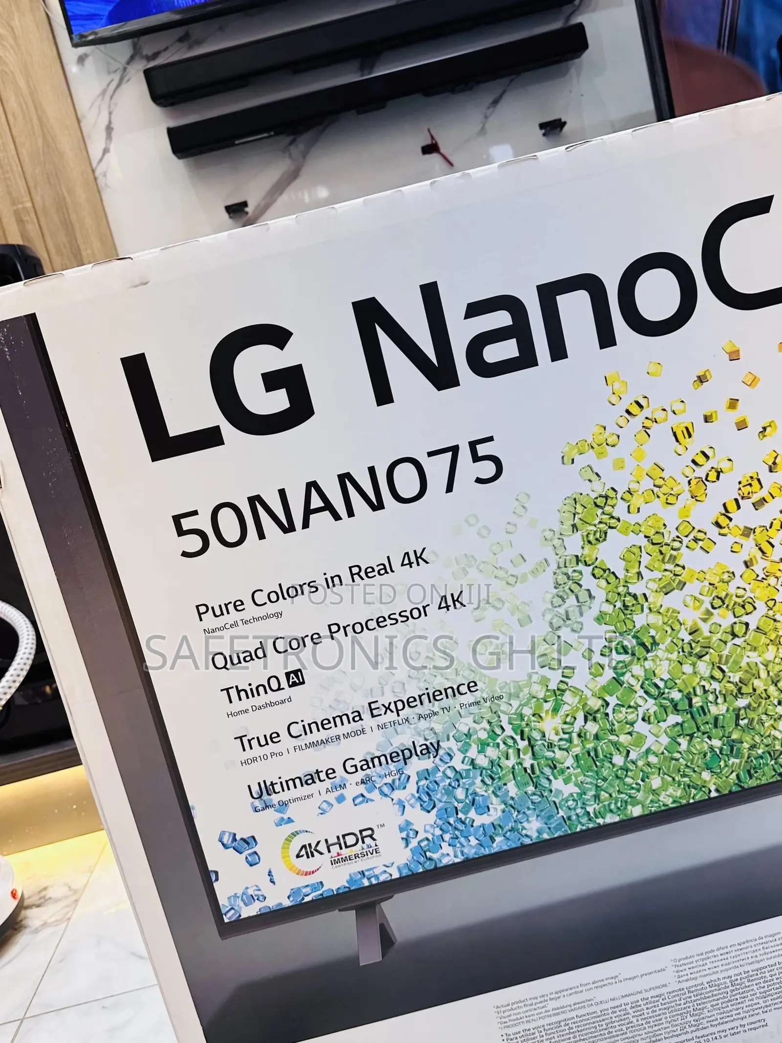 New Sealed 50 Inches Glossy LED Smart Nano75  Tv