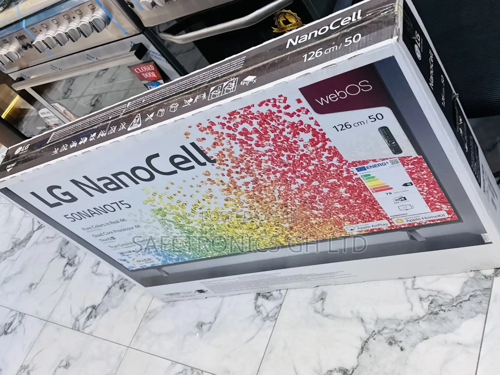 New Sealed 50 Inches Glossy LED Smart Nano75  Tv