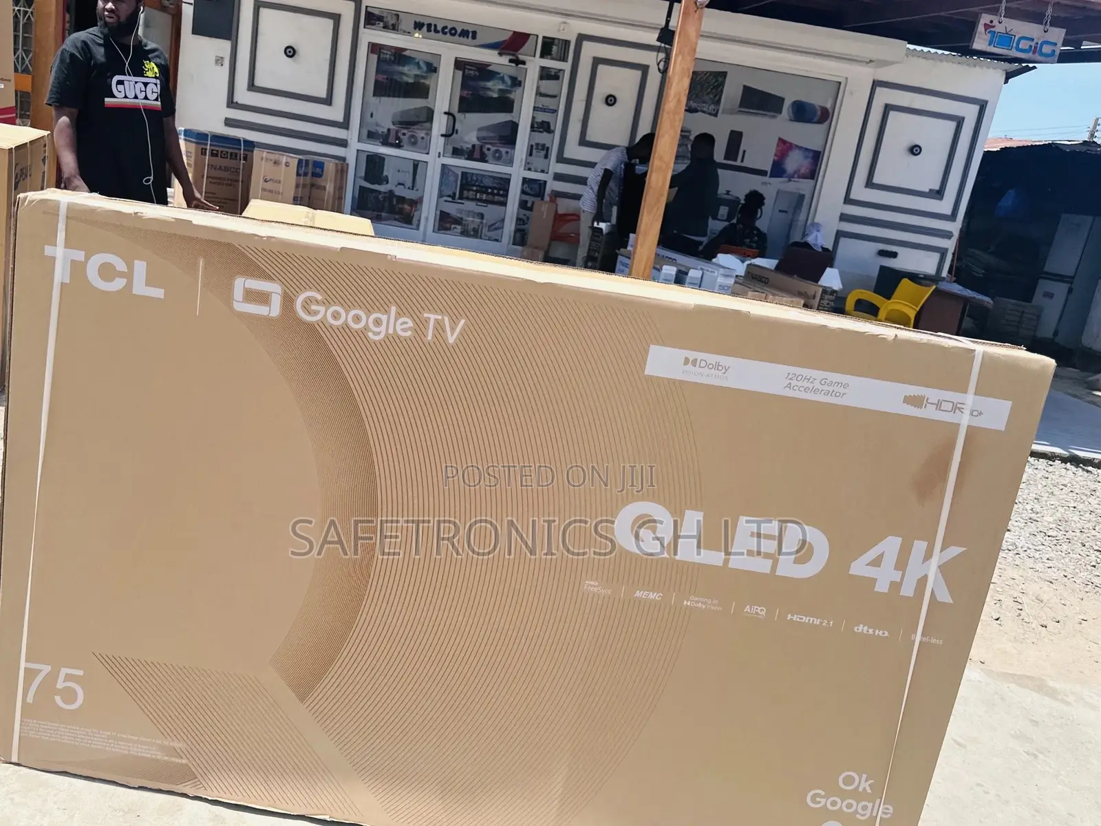 Qled 75 Inches Glossy C635 LED Smart TCL HDR UHD Tv