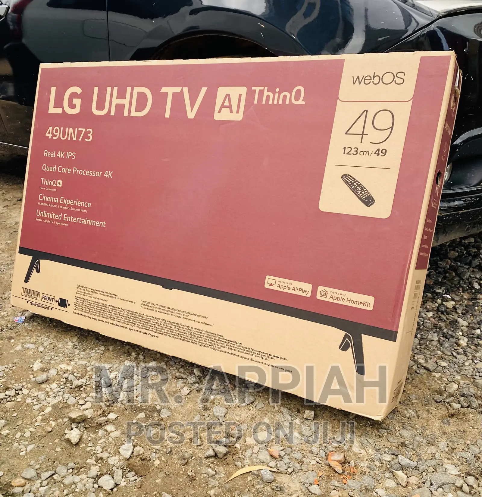 Real LG 49 Inch Uhd Smart Led Tv(49UN7340)Black.