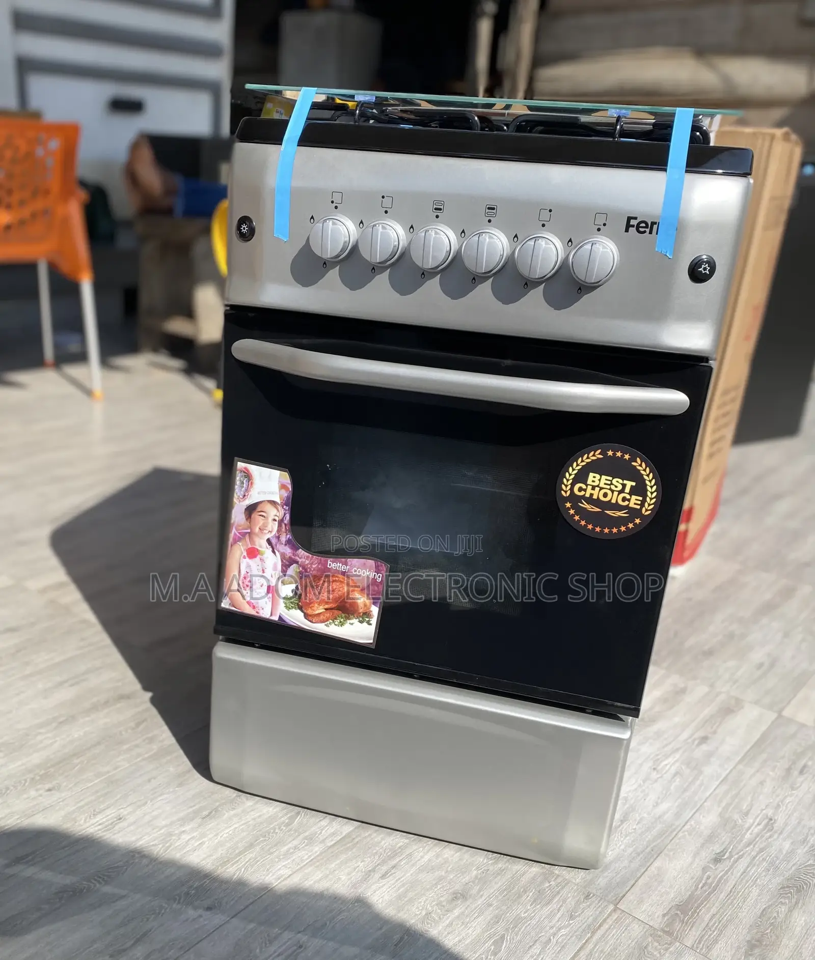 Classic Ferre 50x55 4 Gas Burner With Oven and Grill 