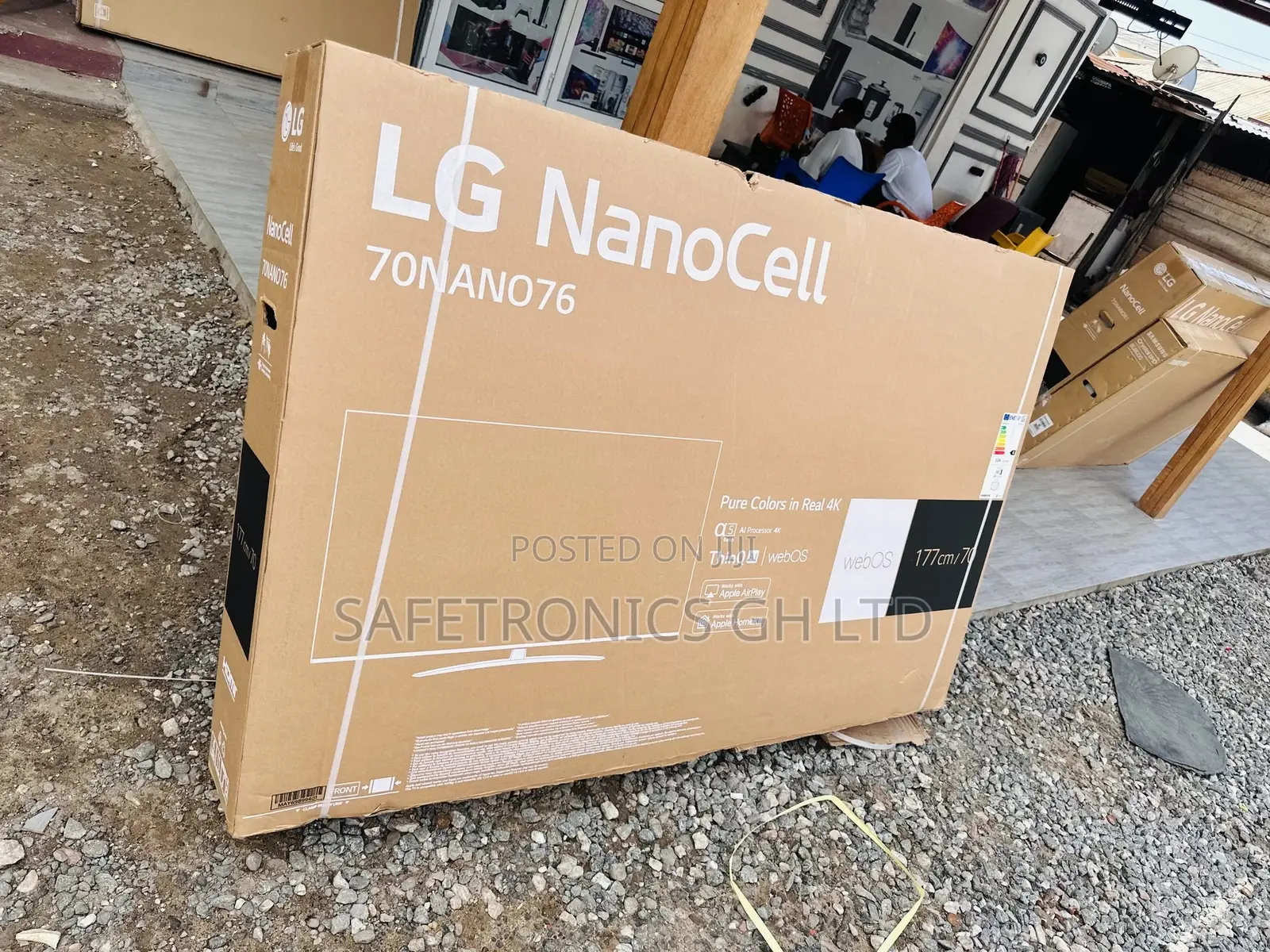 Smart LED Ultra Lg Nano763 70 Inches Glossy UHD Tv