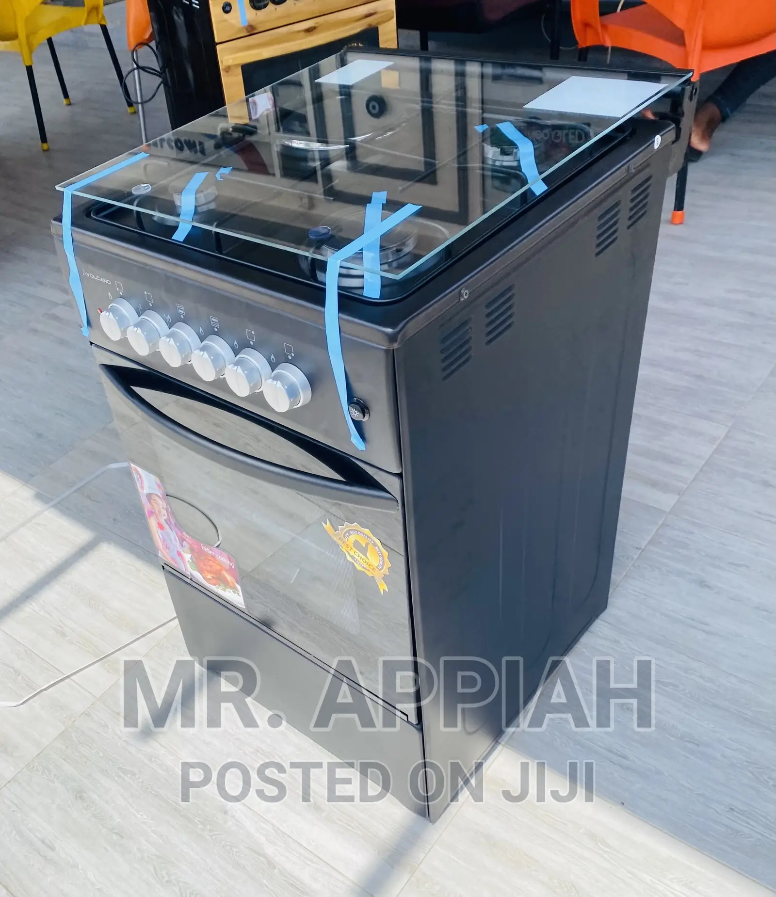Anti-Rust Volcano 3gas +1 Electric Cooker With Oven Grill