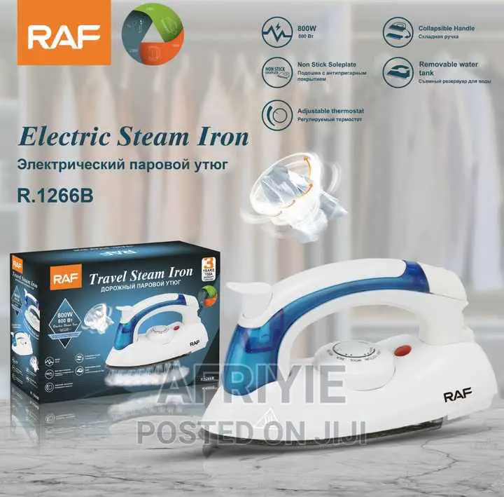 Foldable Portable Travel Steamer Dry Iron