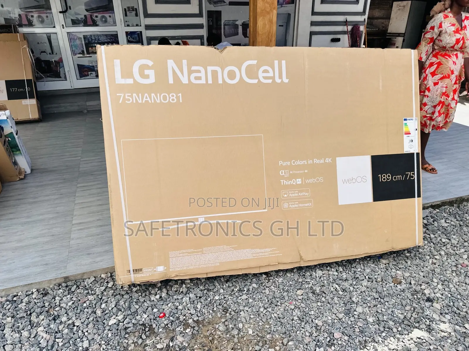 Nano81 LED Glossy Lg Smart UHD Ultra 75 Inches Crystal Tv