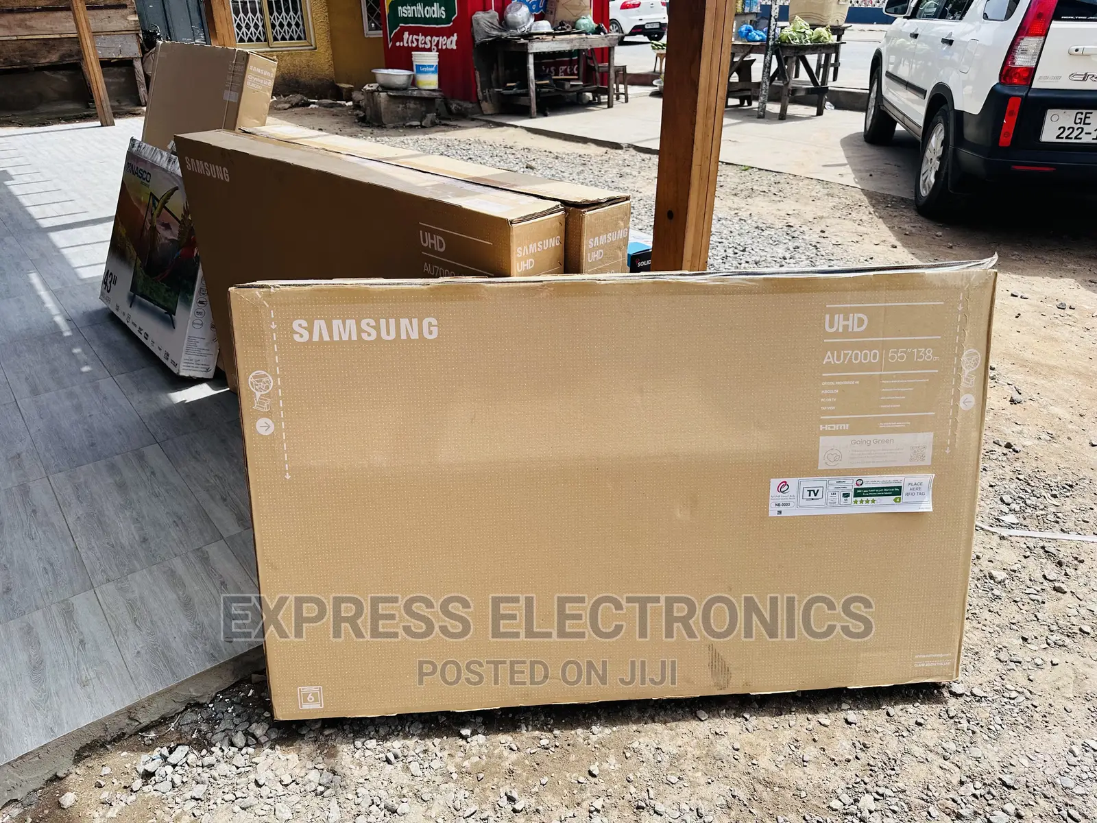 Premium 55”UHD Smart Samsung Tv Glossy LED Tv Au7100