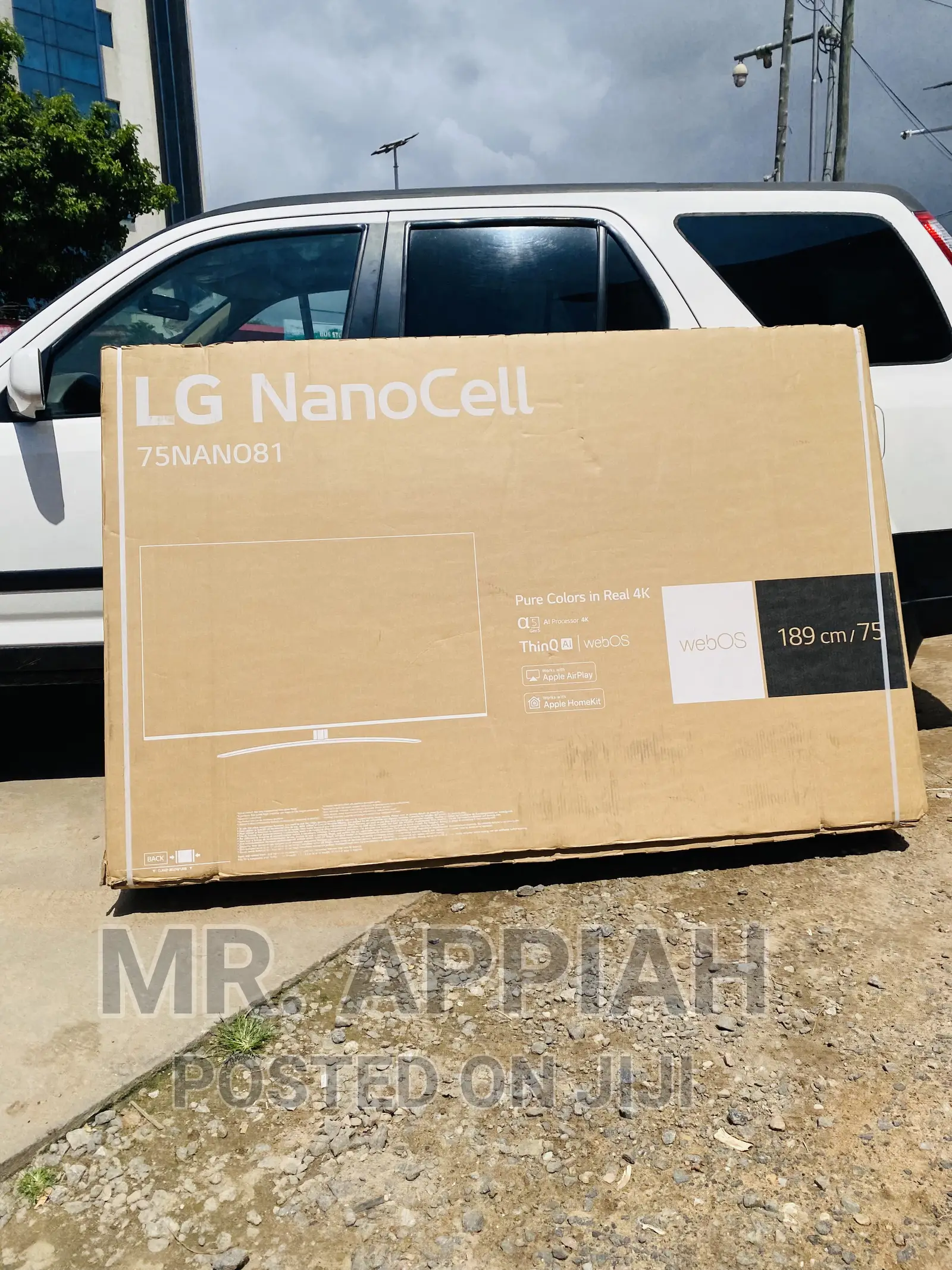 Affordable LG 75 Inch Nanocell Smart Tv(75NANO81)Black.