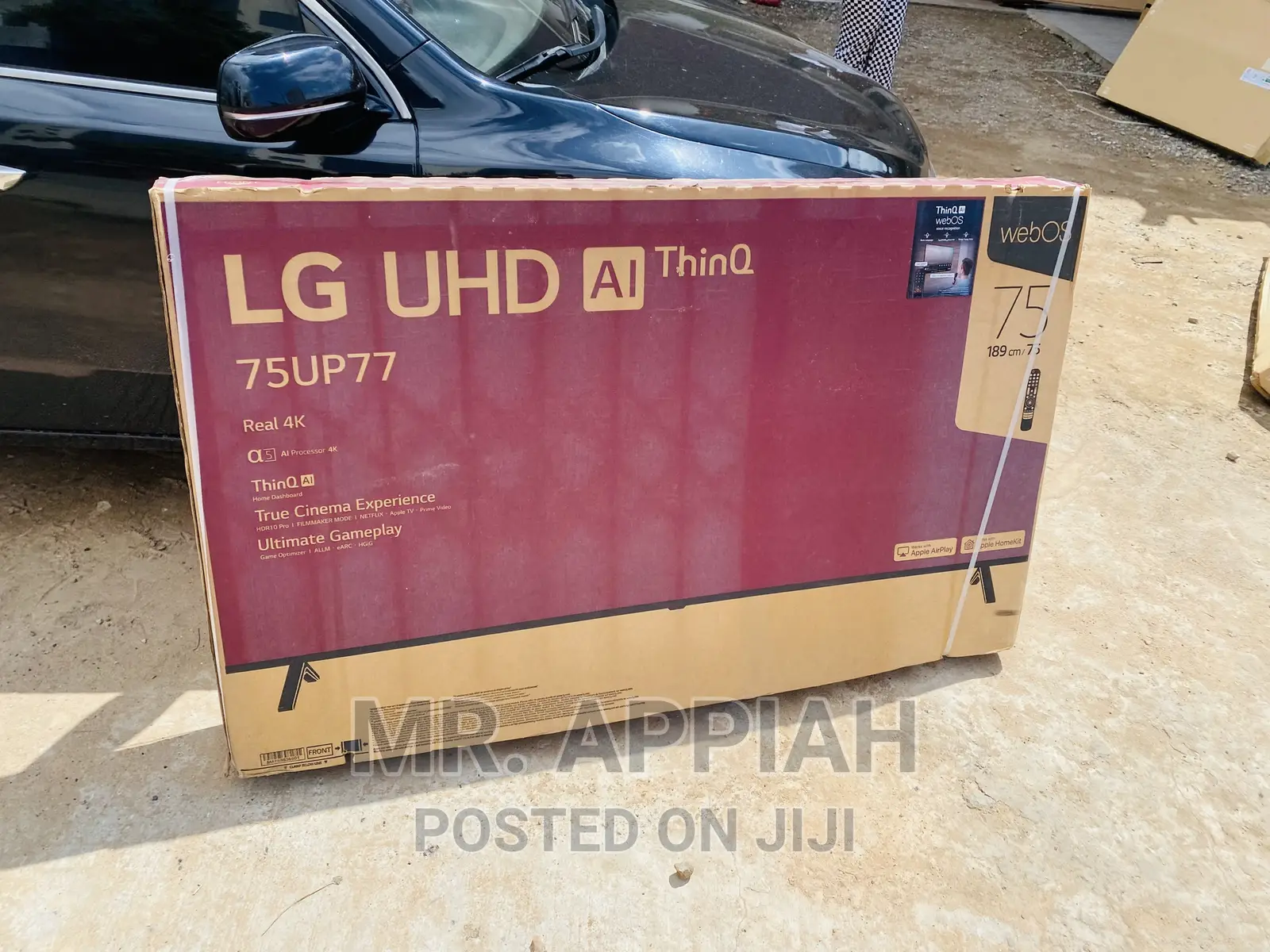 Latest and Durable LG 75up7760 75 Inch Uhd LED Tv(Black).