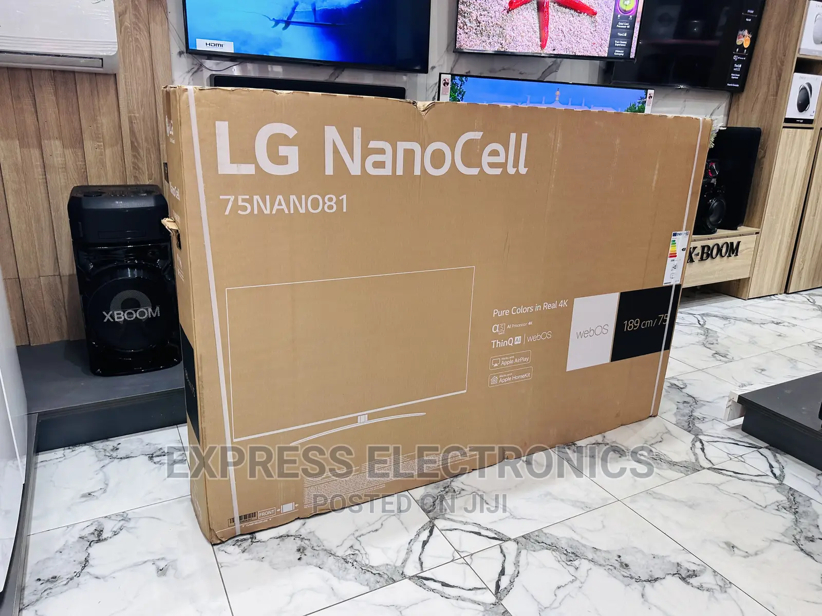 Get New Lg UHD Smart 75”Nano81 Glossy Tv 