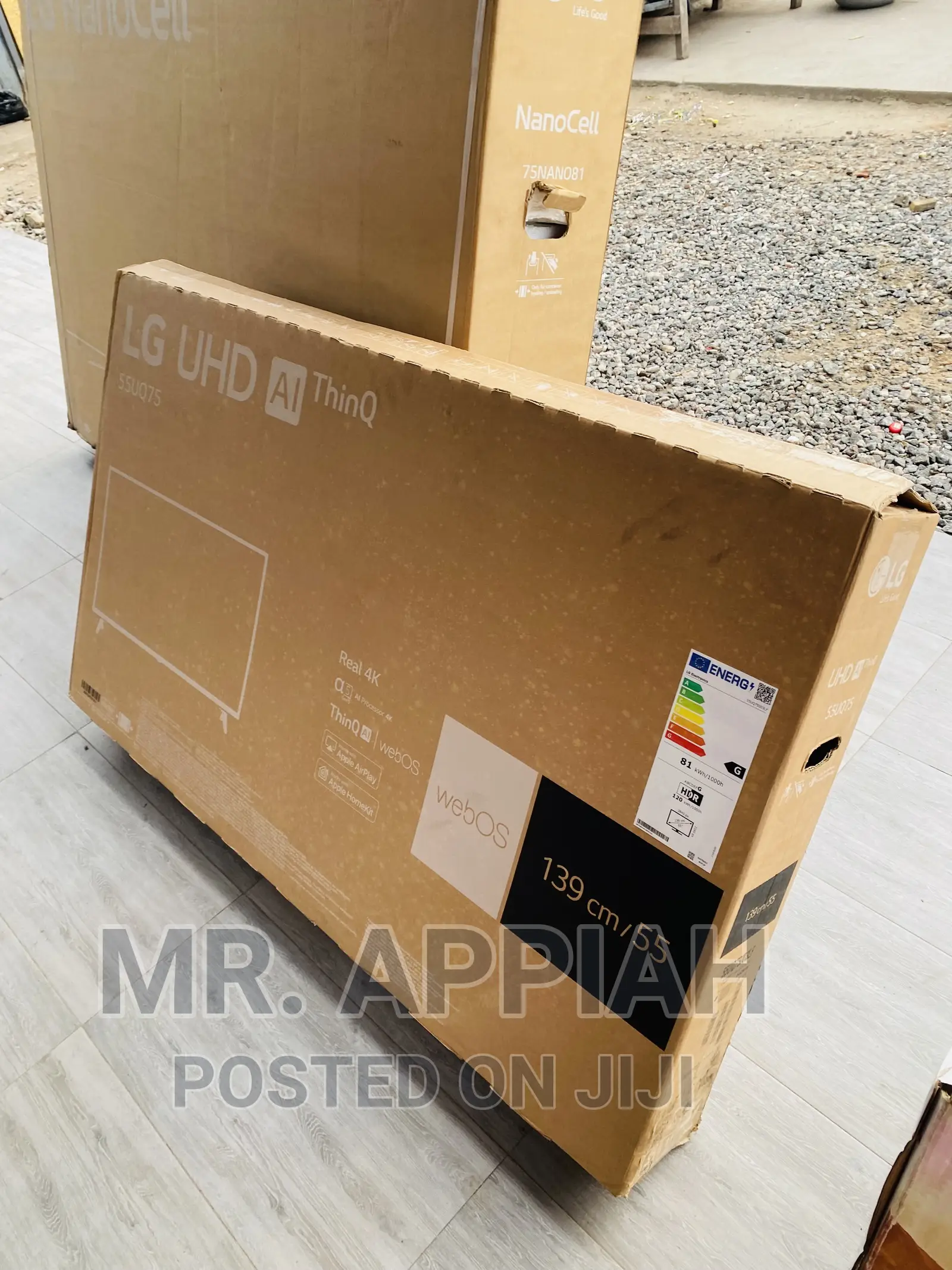 Original Samsung 55 Inch Uhd Smart Tv(55uq7500)Black.