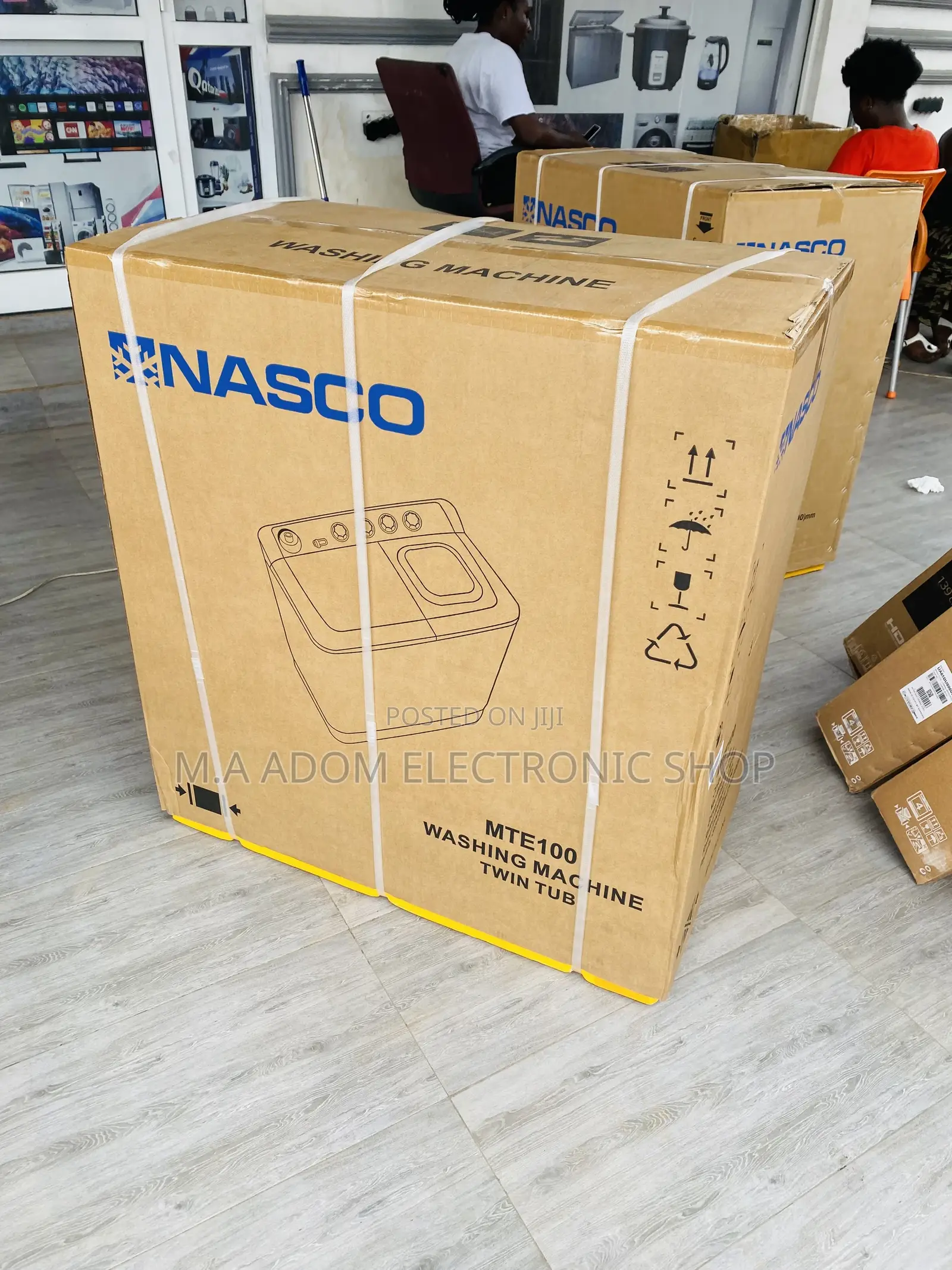 Efficient Nasco 10kg Top Load Washing Machine(White) 