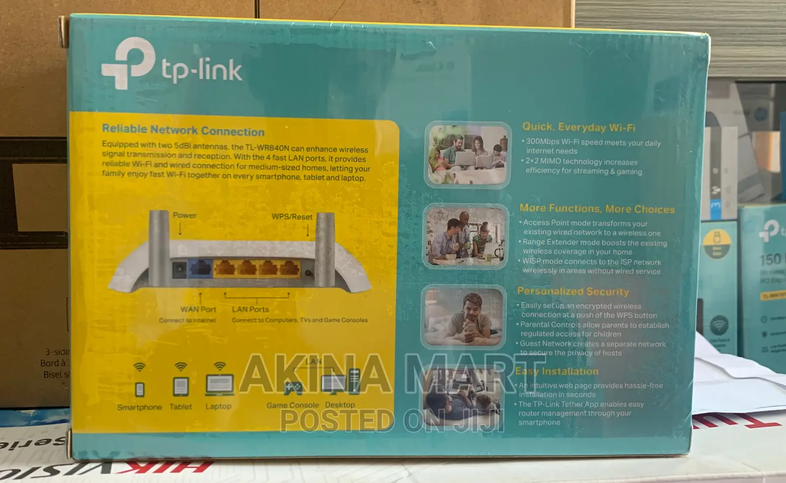 Tp Link Router Tl-Wr840n 4in1 Access Point Router