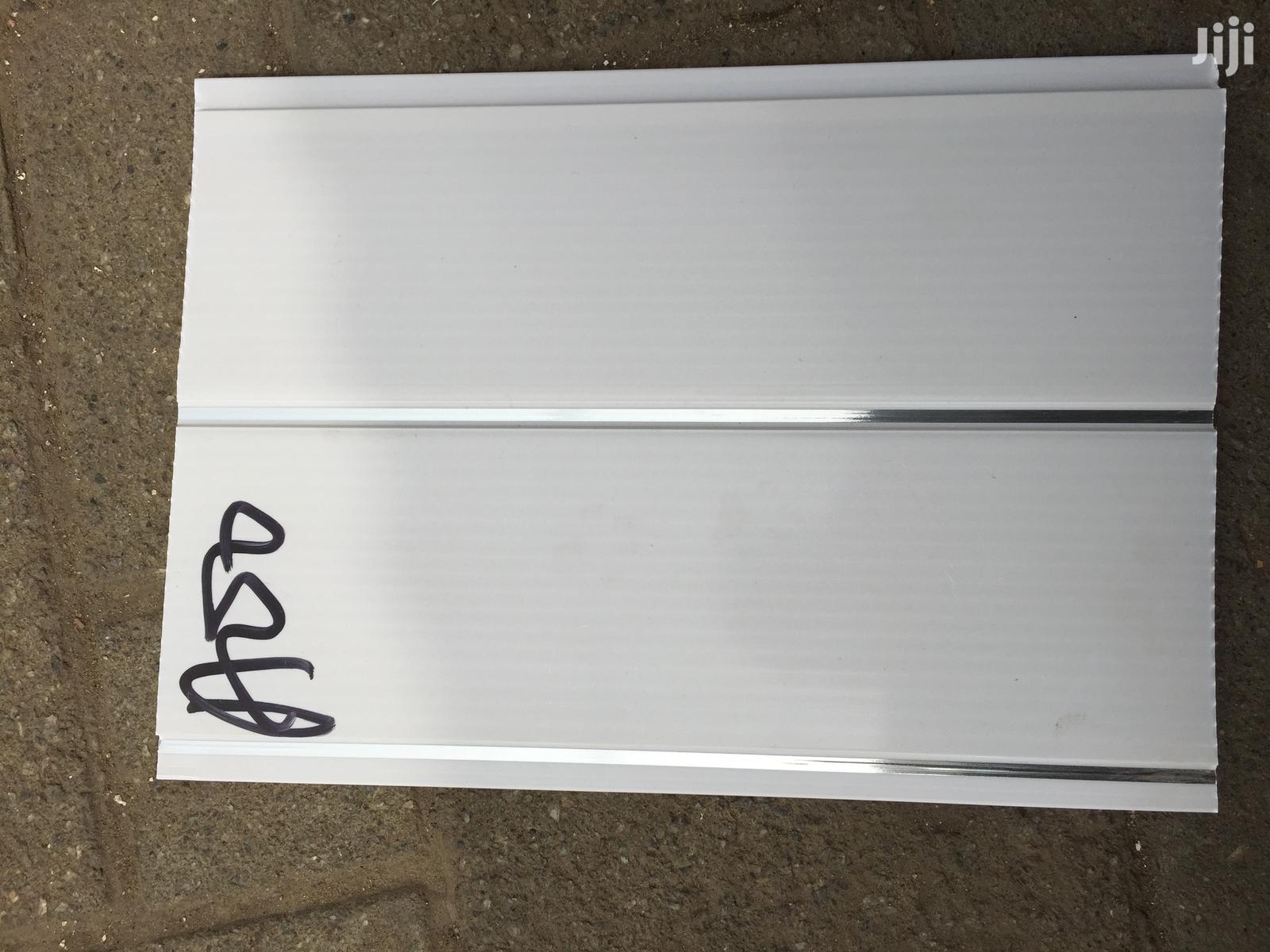 Plastic T&G White With Silver