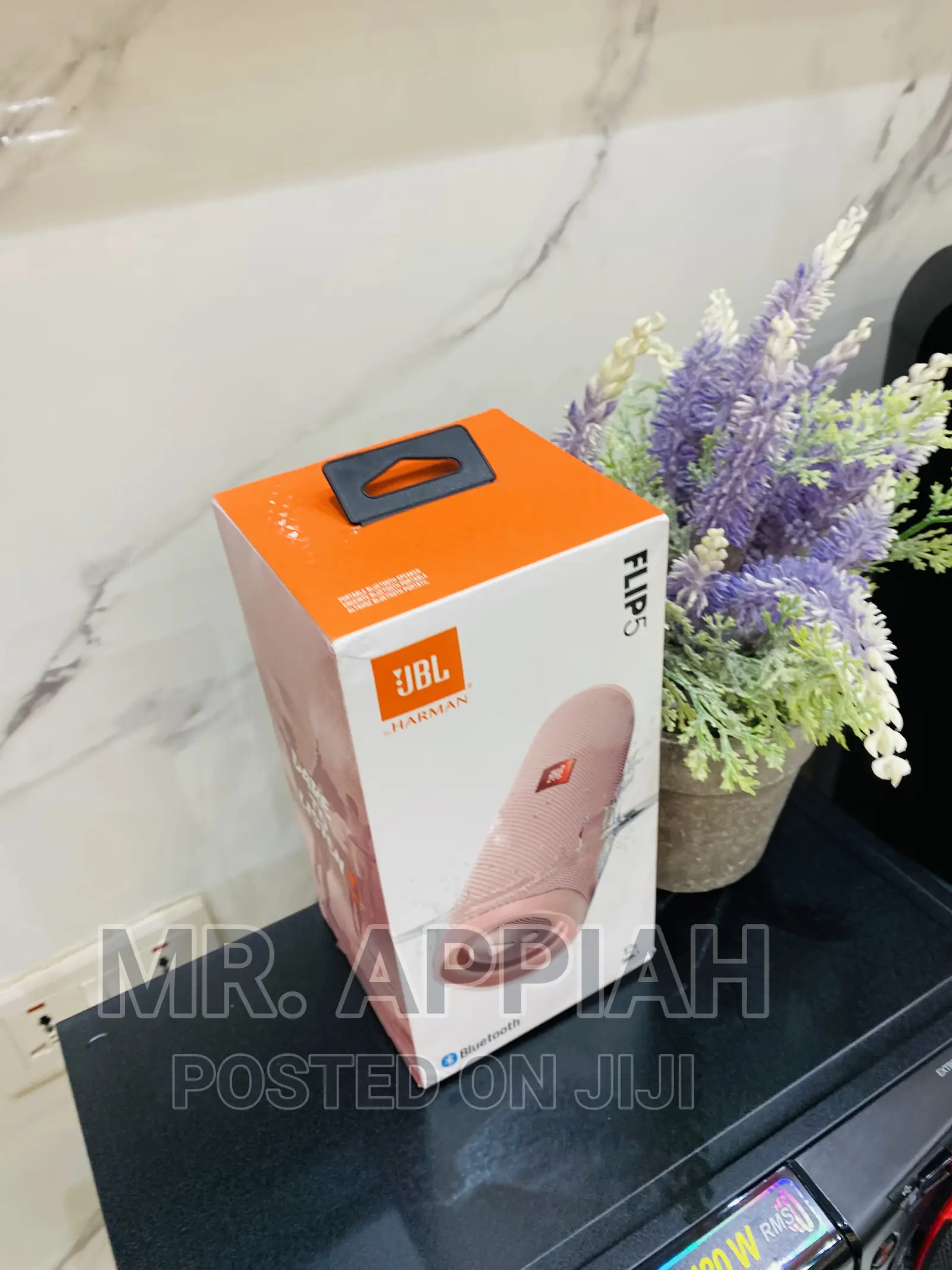 Waterproof JBL Flip 5 Portable Bluetooth Speaker(Pink) 