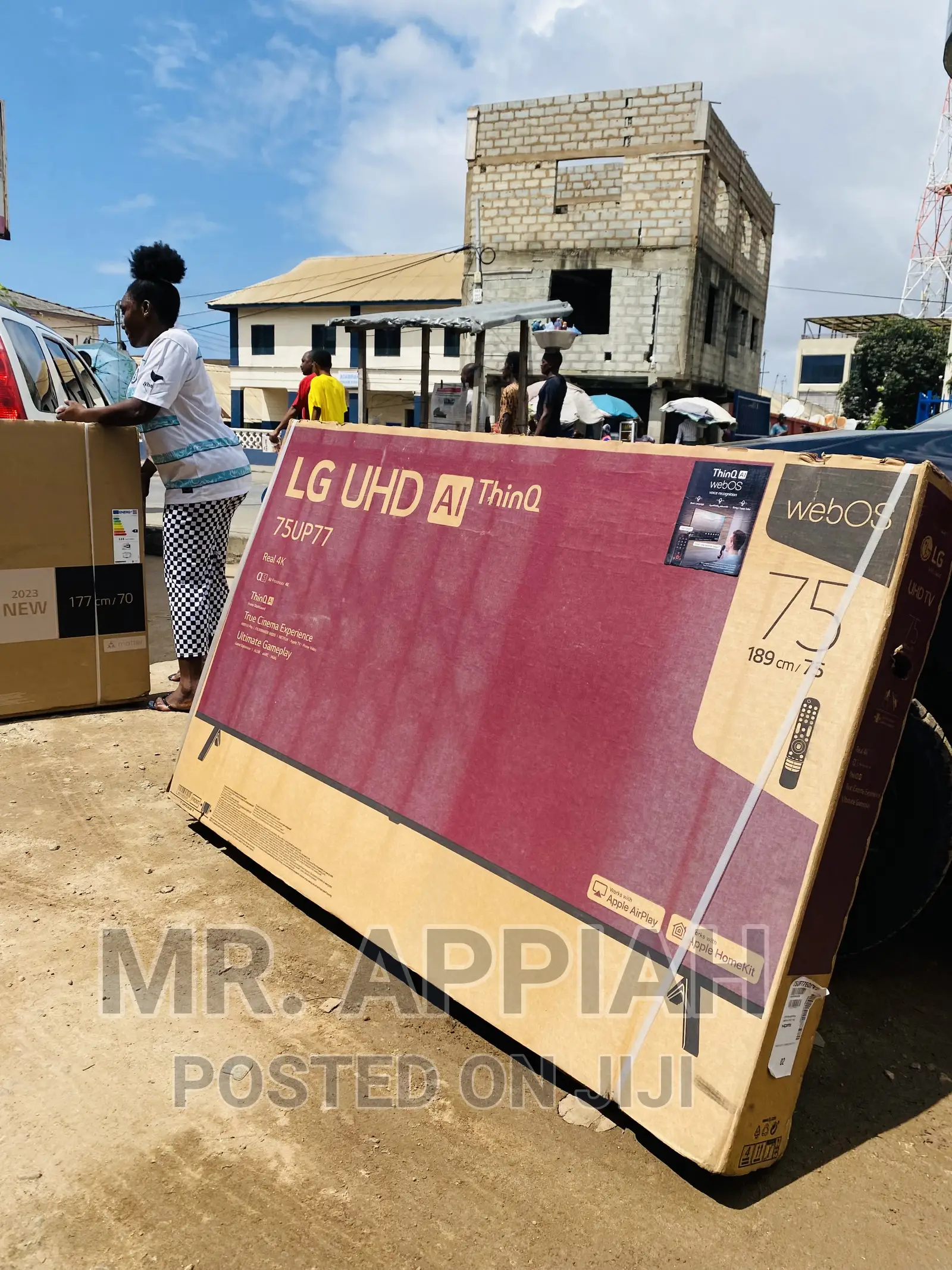 Extremely Quality LG 75 Inch 75UP7760 Uhd Real Smart Tv.