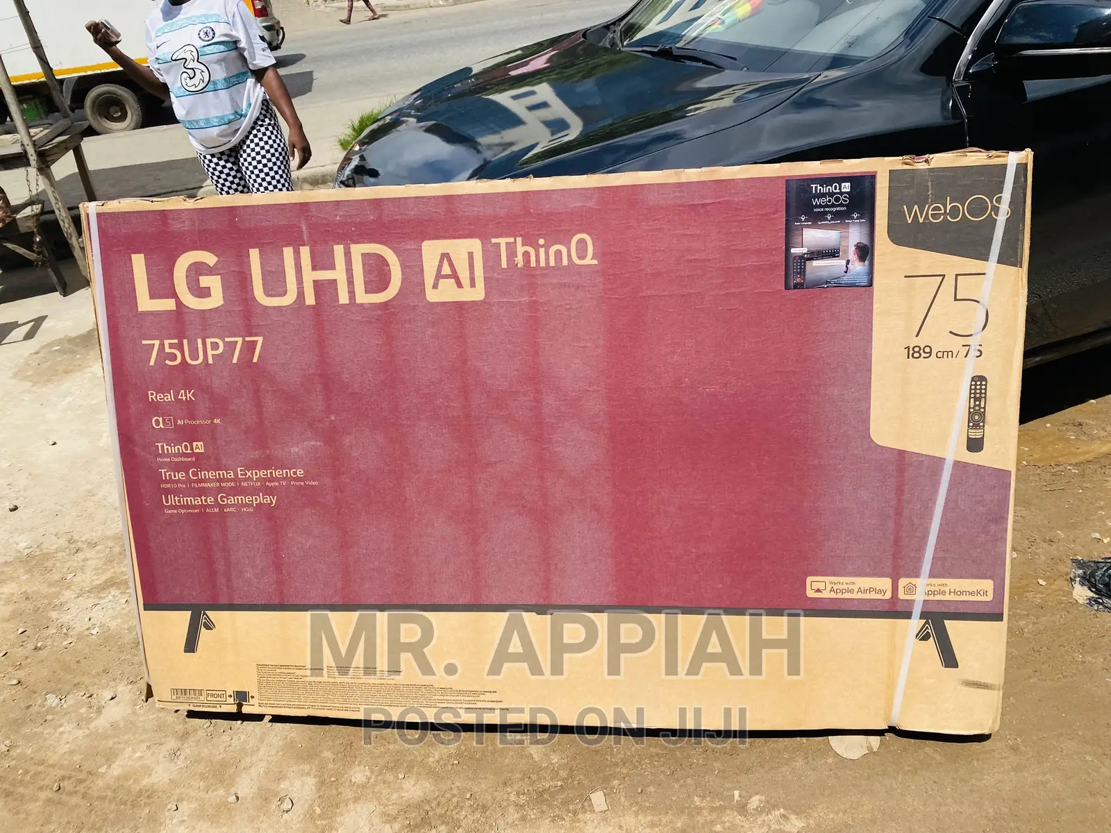 Extremely Quality LG 75 Inch 75UP7760 Uhd Real Smart Tv.
