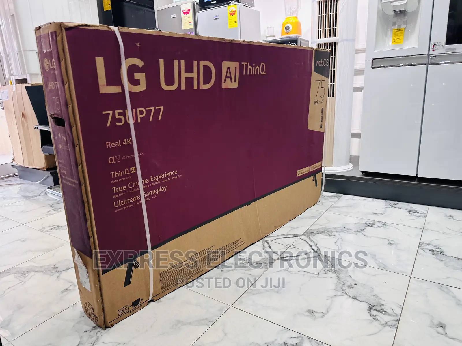 Stay Connected With Smart UHD Lg 75”UP7760