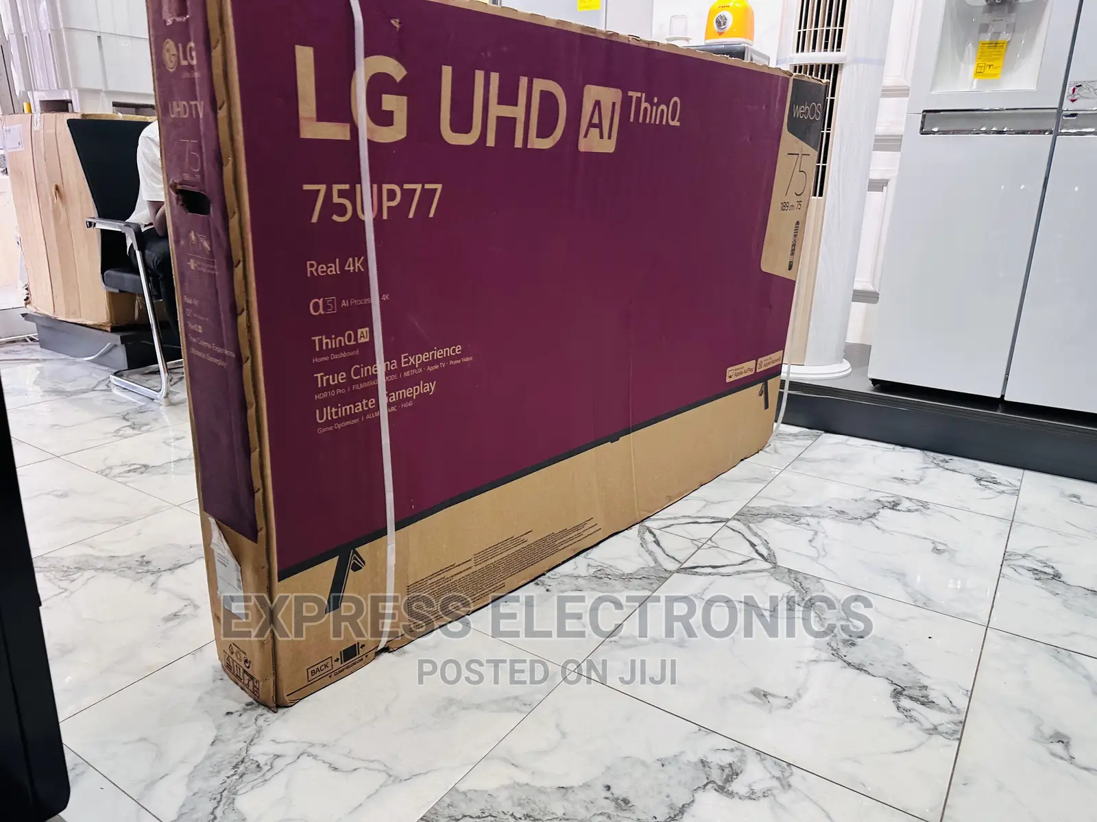 Stay Connected With Smart UHD Lg 75”UP7760