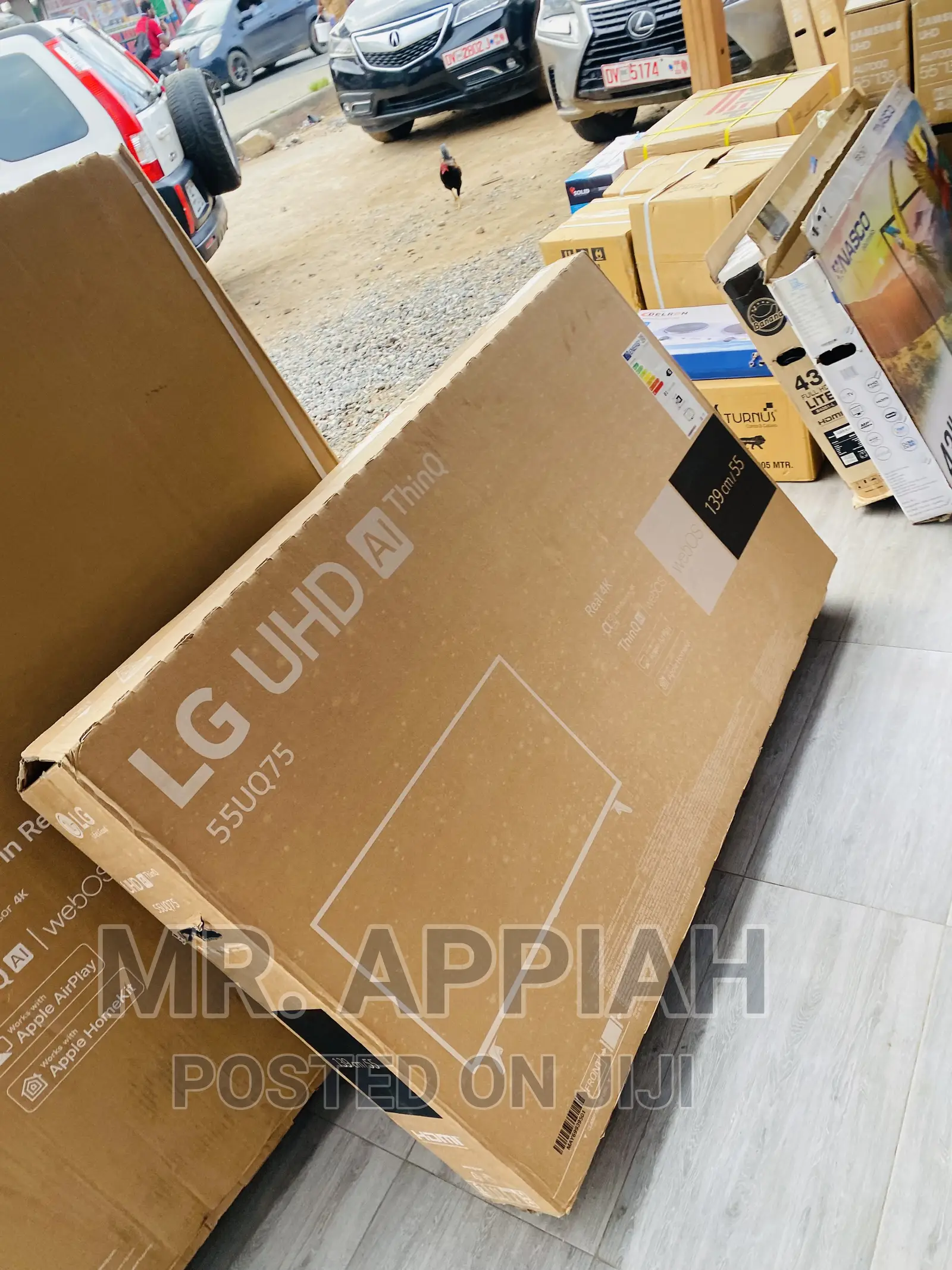 Affordable LG 55 Inch Uhd LED Tv(55UQ75003)Black.