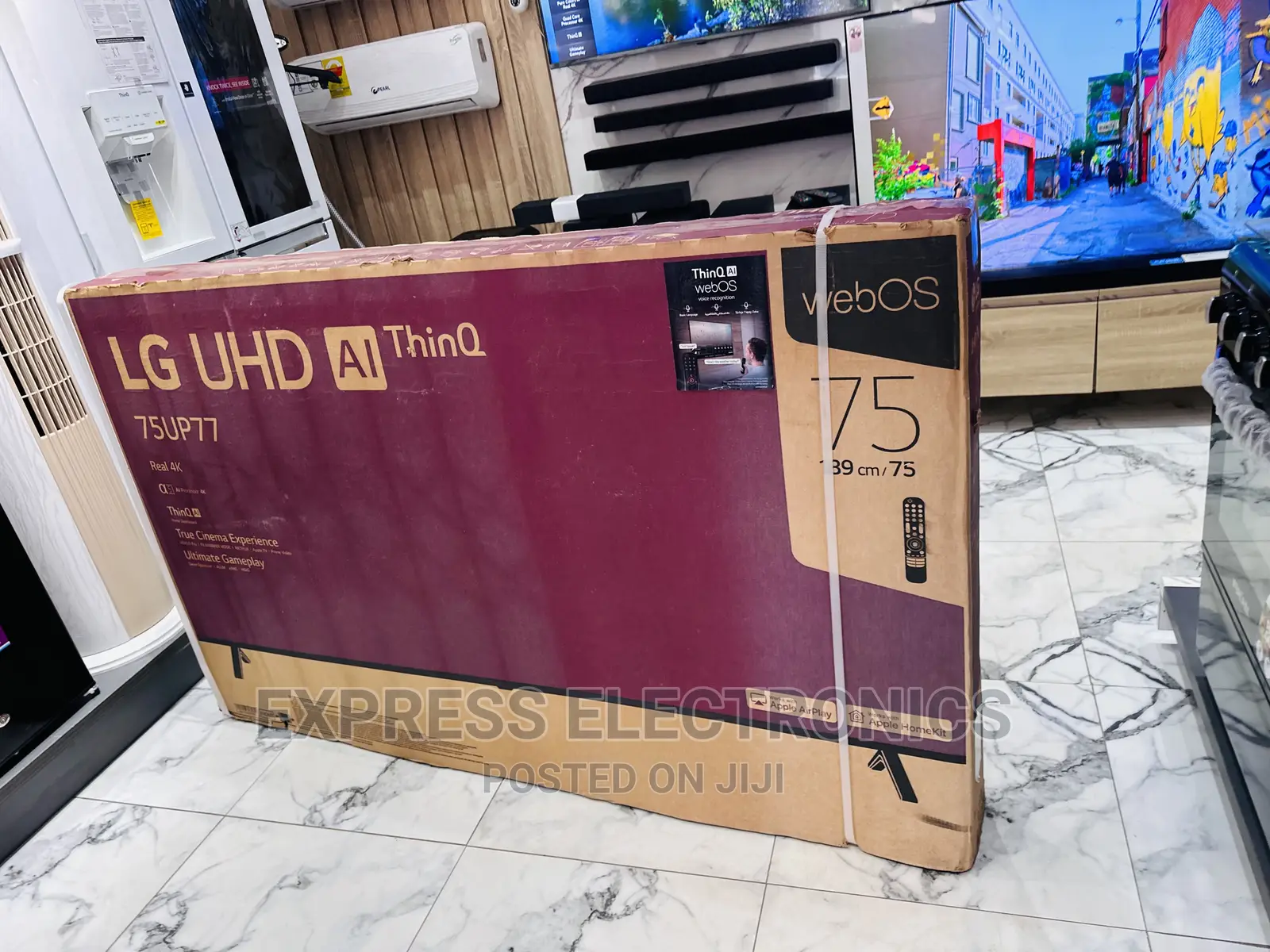 Game Mode UHD Smart LG Up7760 75”Glossy LED Display
