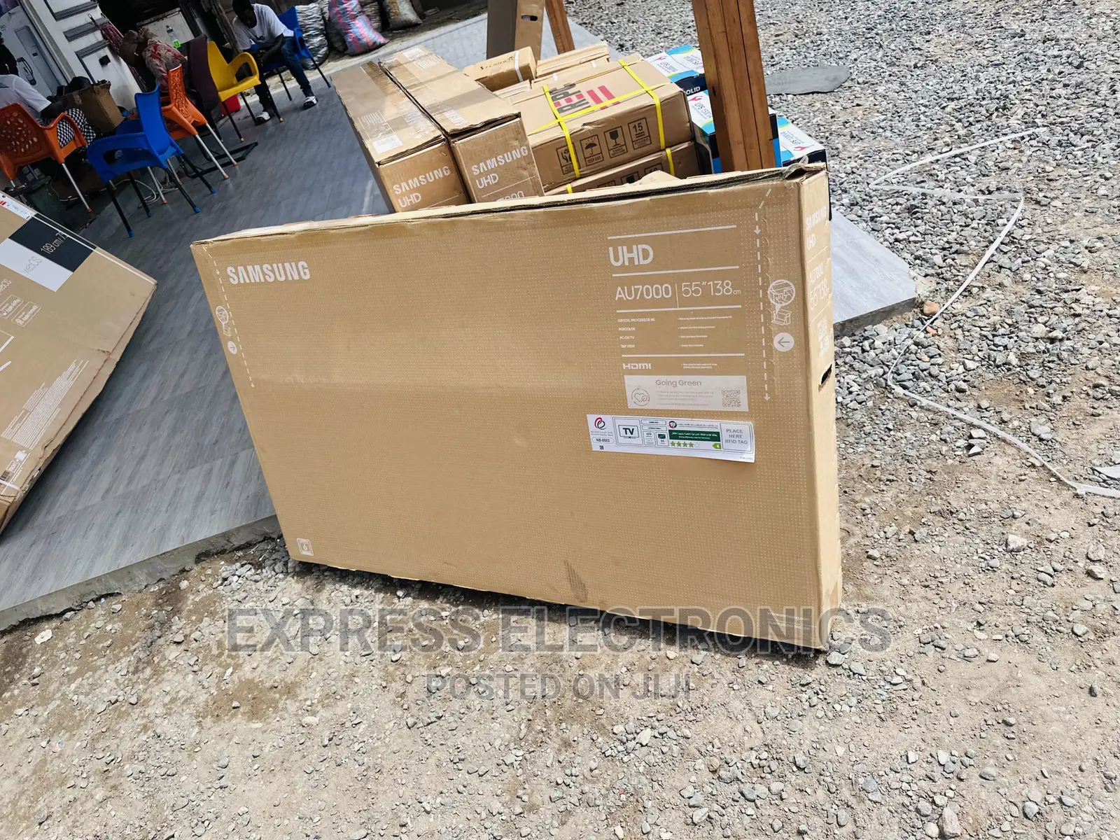 High Definition Display Slim UHD Smart Samsung 55”Au7000