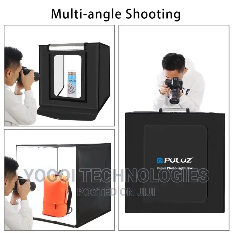 Puluz 60cm Photo Studio Light Box With 6 Backdrops